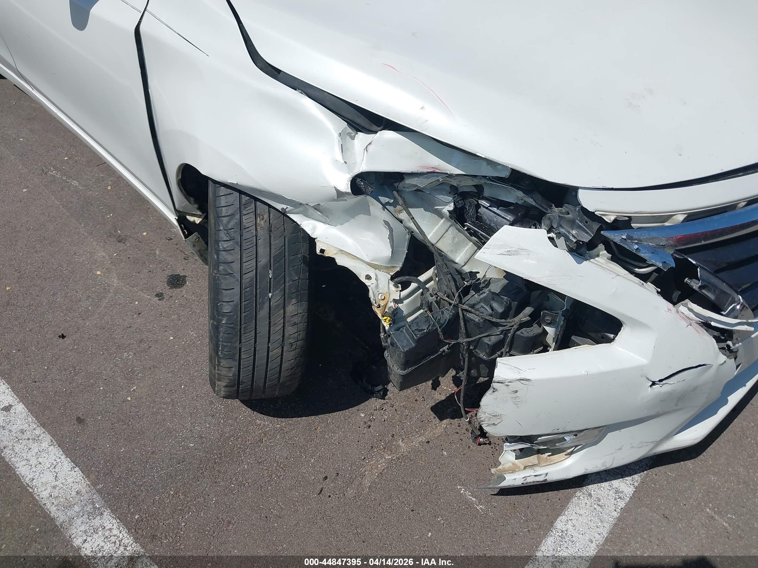 2014 Nissan Altima 2.5 Sl White vin: 1N4AL3AP2EC264535