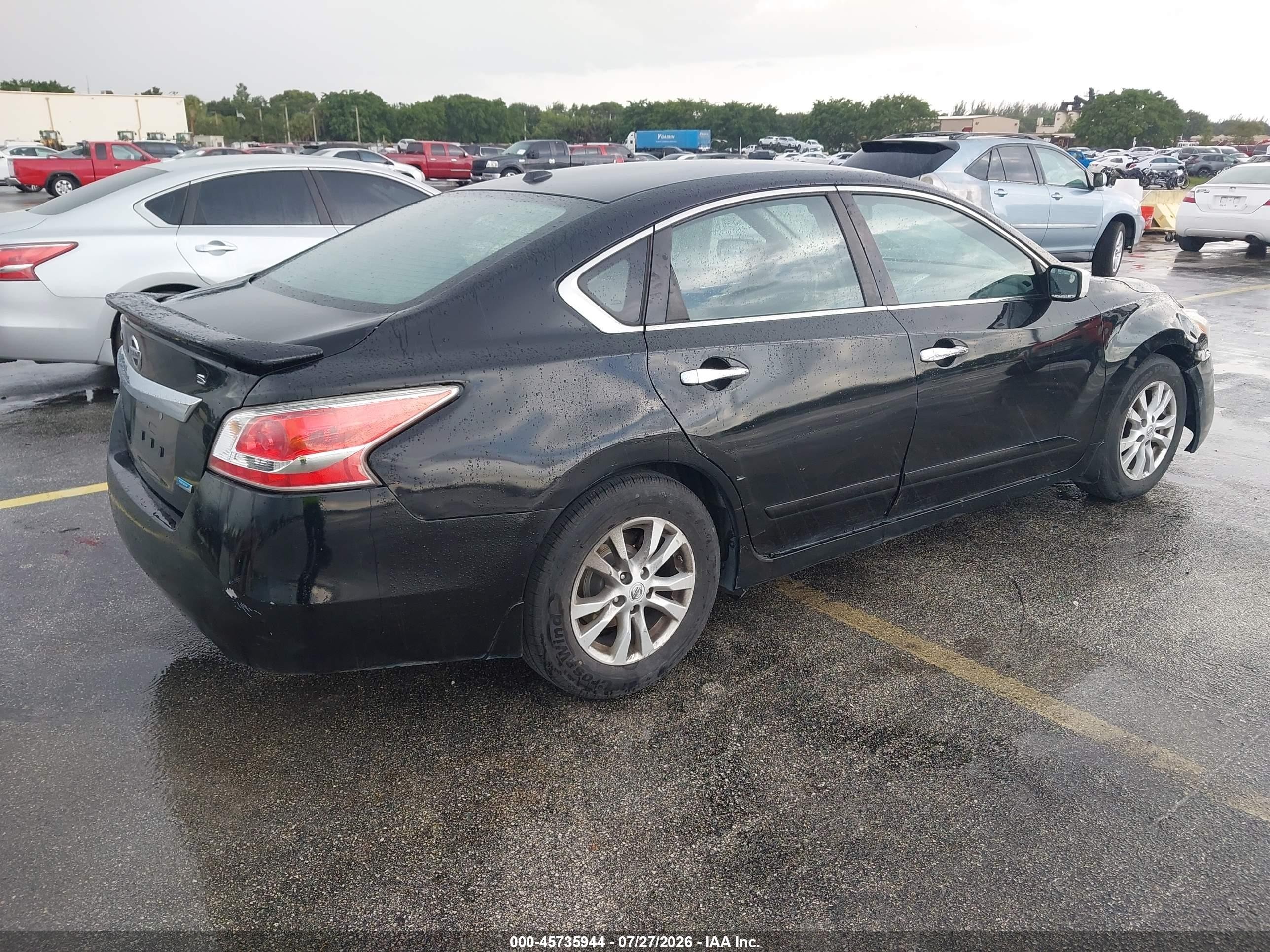 2014 Nissan Altima 2.5 S Black vin: 1N4AL3AP2EC279875