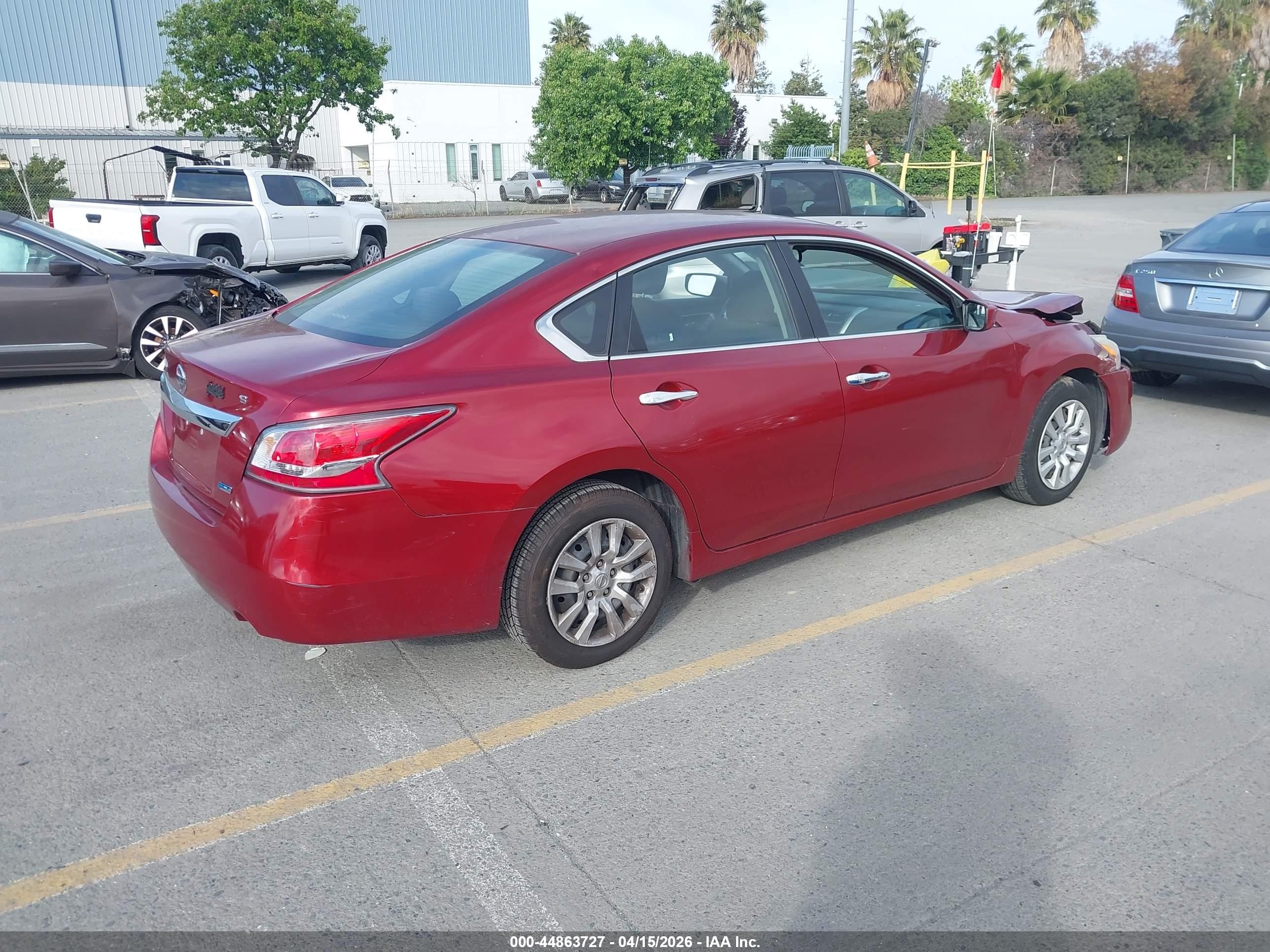 2014 Nissan Altima 2.5/2.5 S/2.5 Sl/2.5 Sv Red vin: 1N4AL3AP2EC283926
