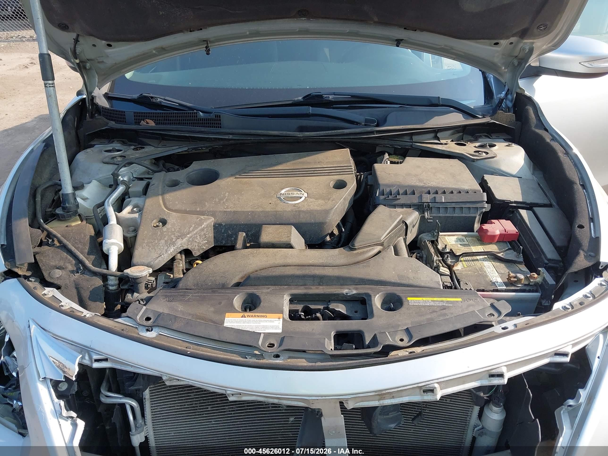 2014 Nissan Altima 2.5 Sv Silver vin: 1N4AL3AP2EC285644