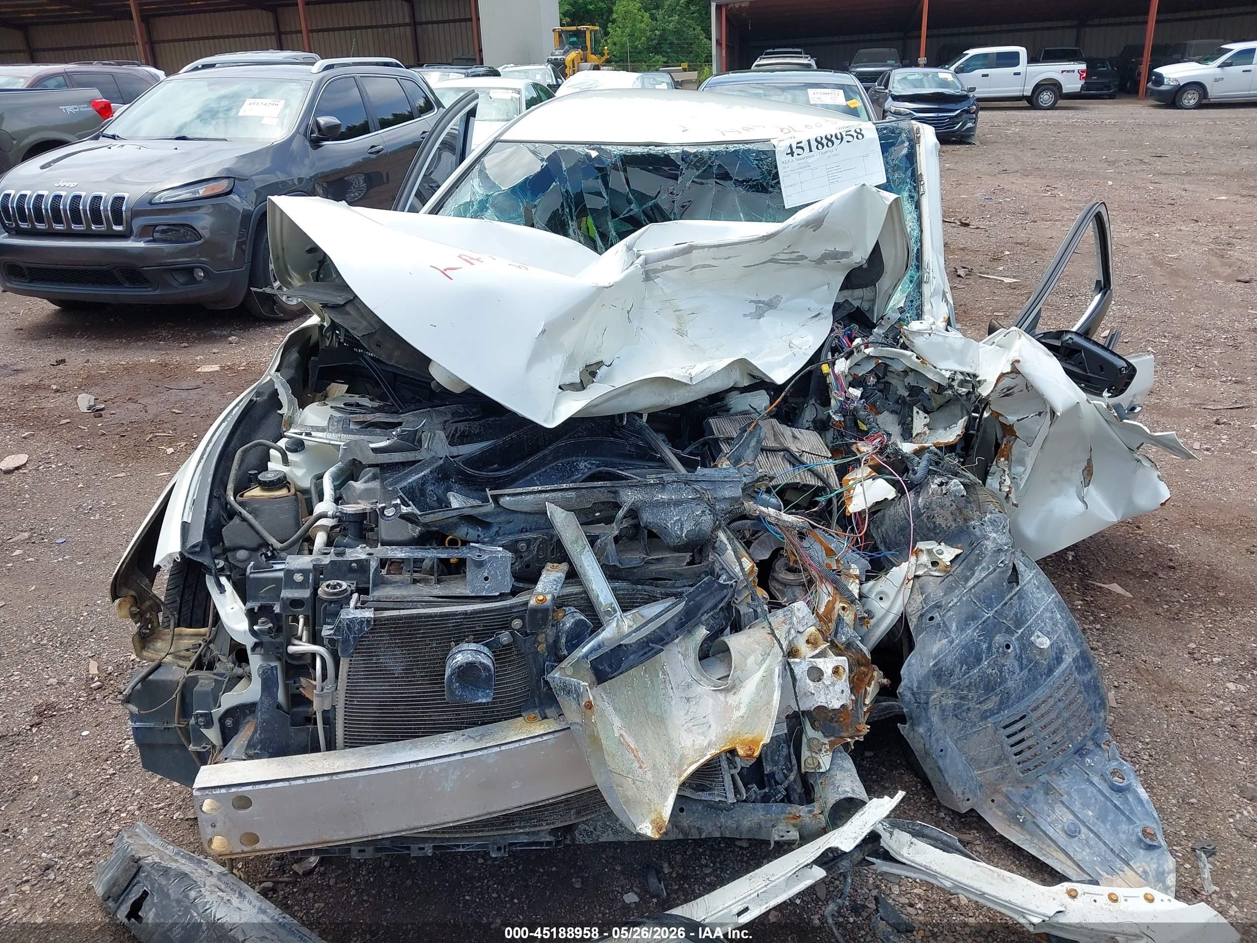 2014 Nissan Altima 2.5 S Белый vin: 1N4AL3AP2EC291766