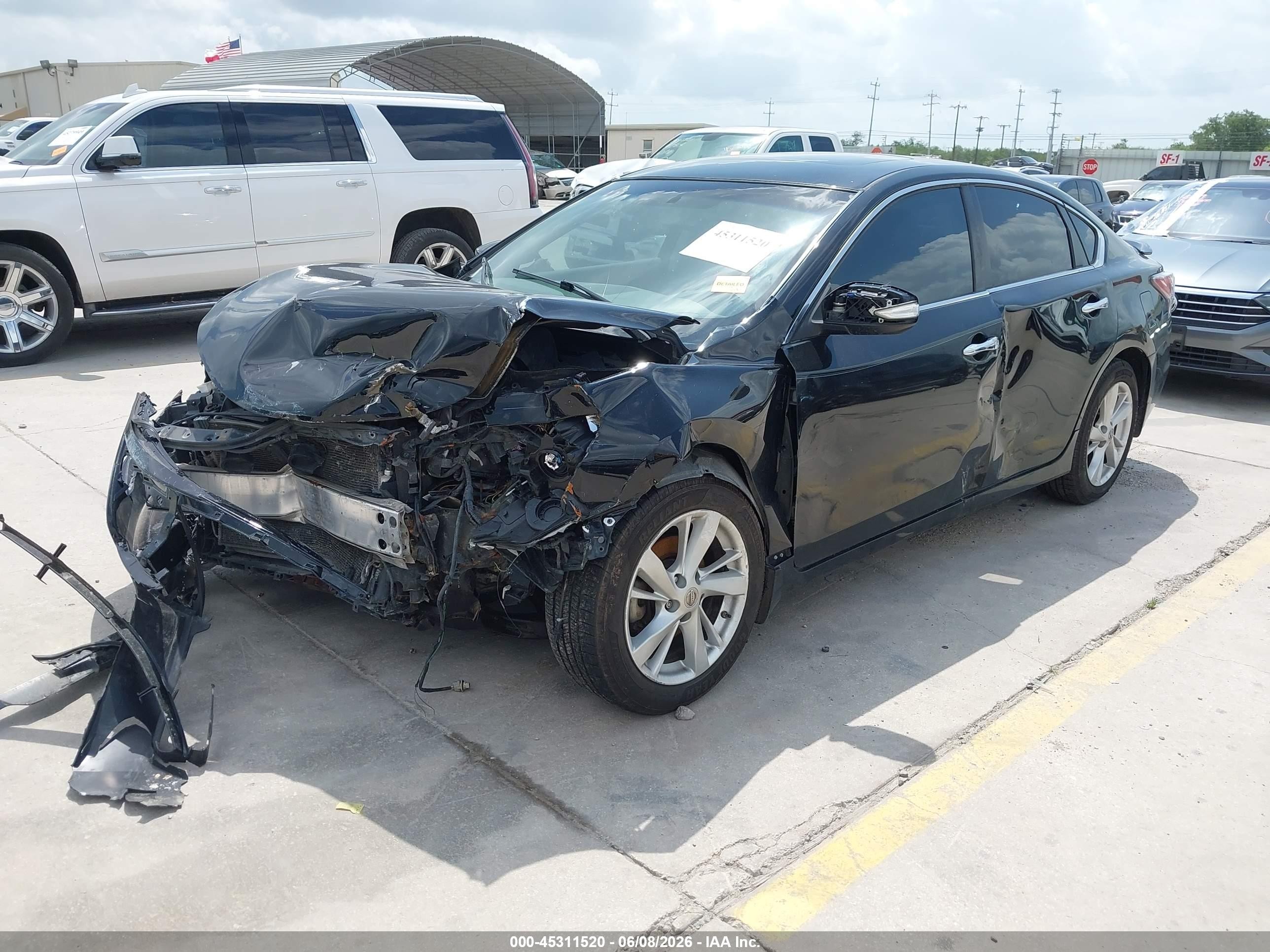 2014 Nissan Altima 2.5 Sv Black vin: 1N4AL3AP2EC294974
