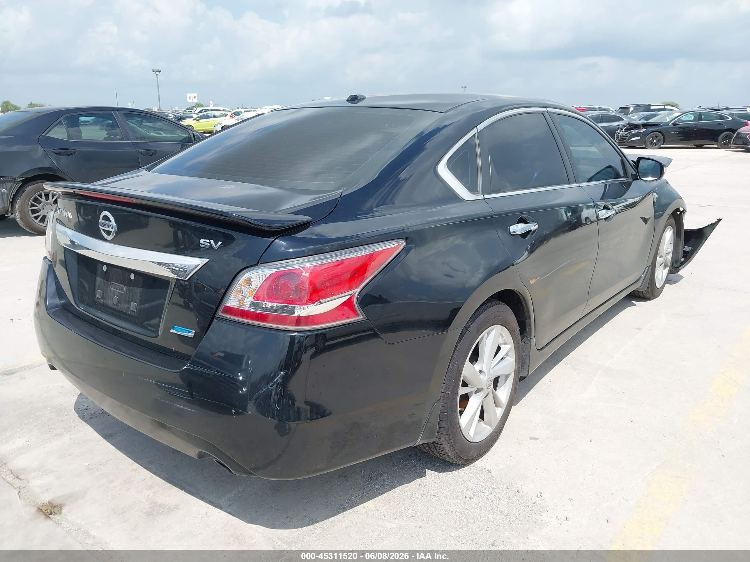 2014 Nissan Altima 2.5 Sv Black vin: 1N4AL3AP2EC294974