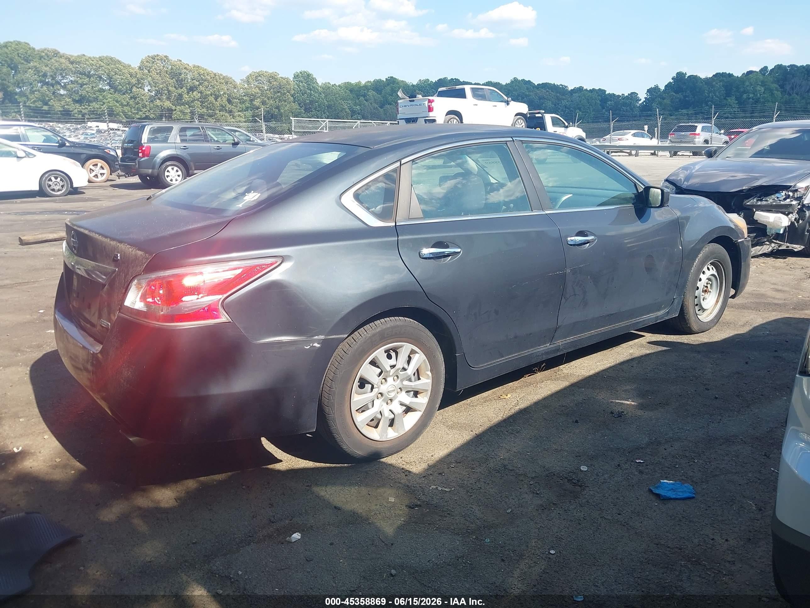 2014 Nissan Altima 2.5/2.5 S/2.5 Sl/2.5 Sv Gray vin: 1N4AL3AP2EC298796