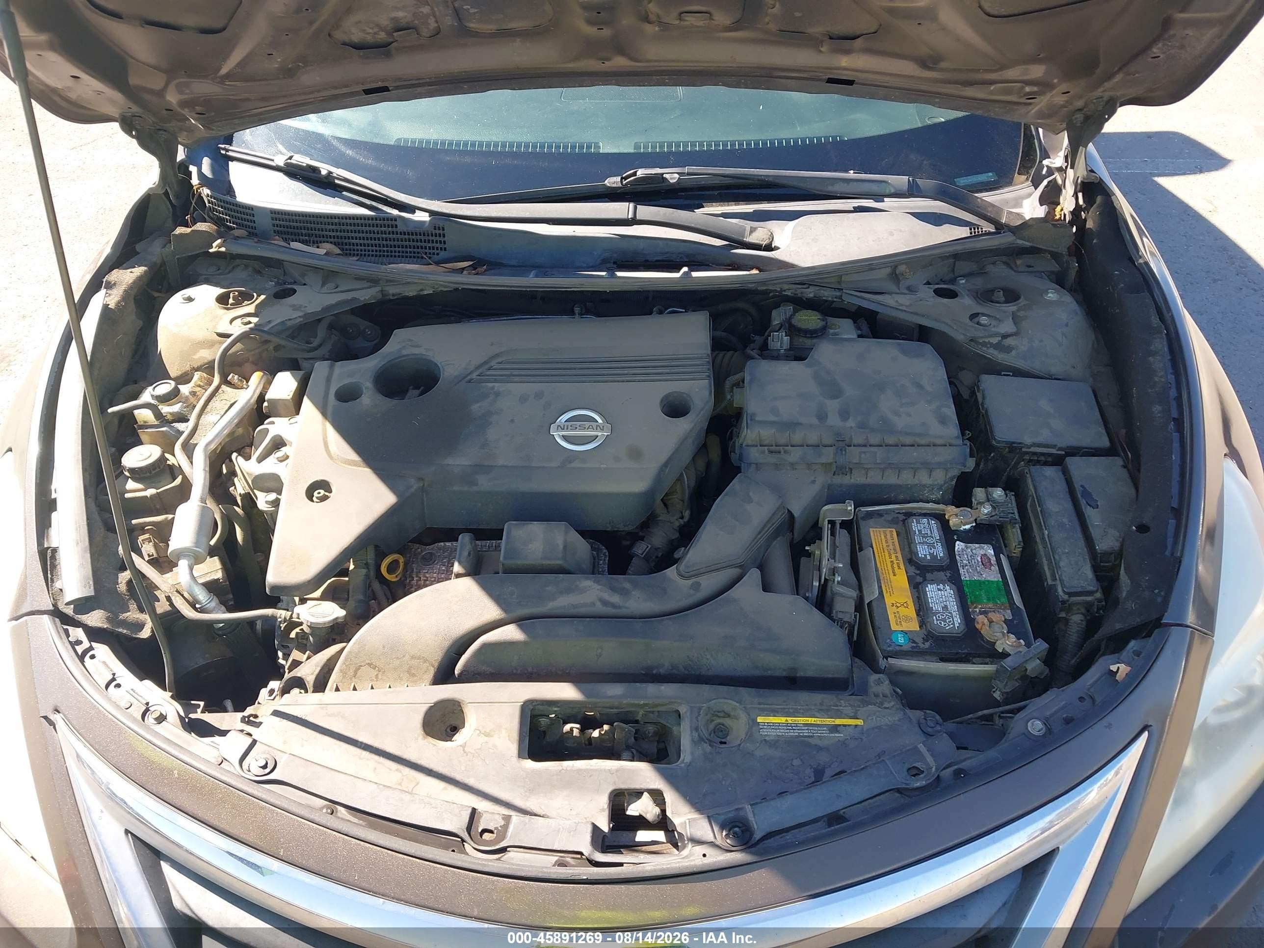 2014 Nissan Altima 2.5 Sv Gray vin: 1N4AL3AP2EC322515