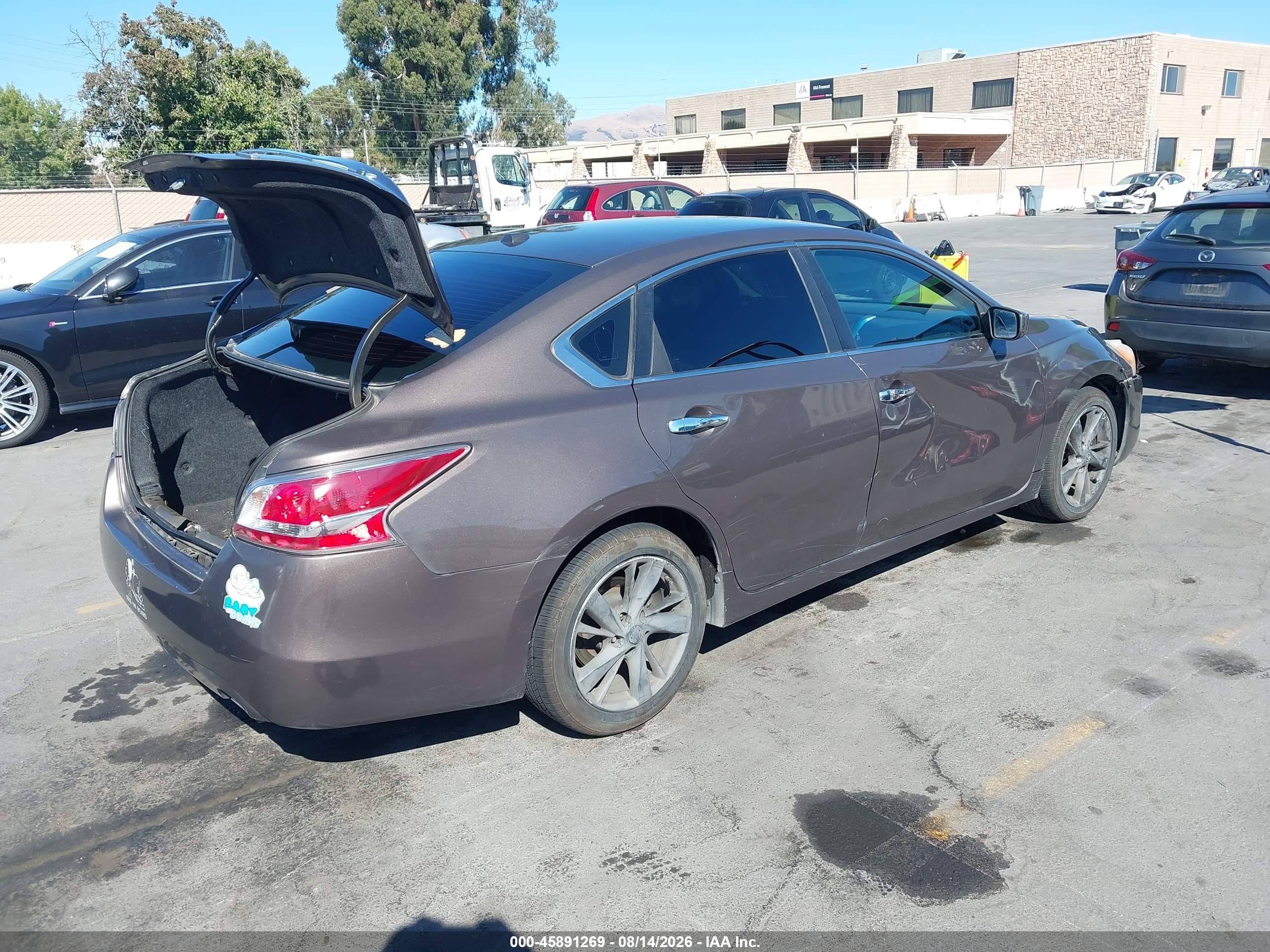 2014 Nissan Altima 2.5 Sv Gray vin: 1N4AL3AP2EC322515