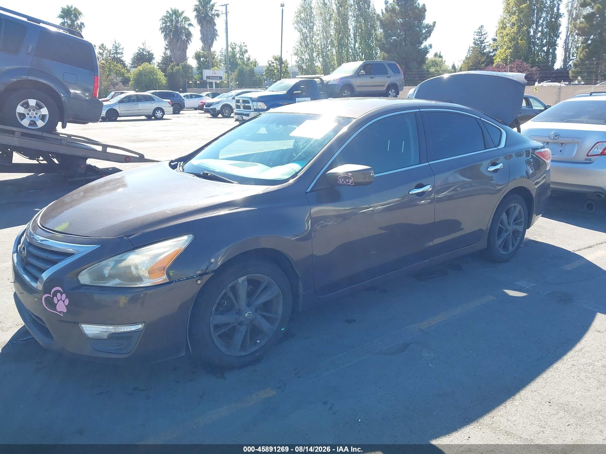 2014 Nissan Altima 2.5 Sv Gray vin: 1N4AL3AP2EC322515