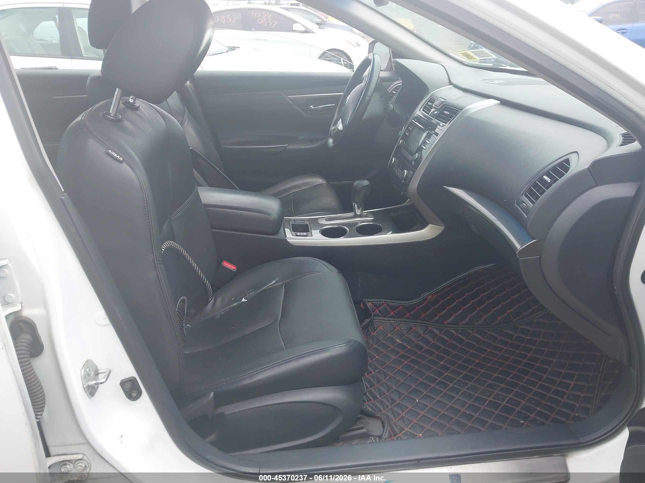 2014 Nissan Altima 2.5 Sl White vin: 1N4AL3AP2EC401022