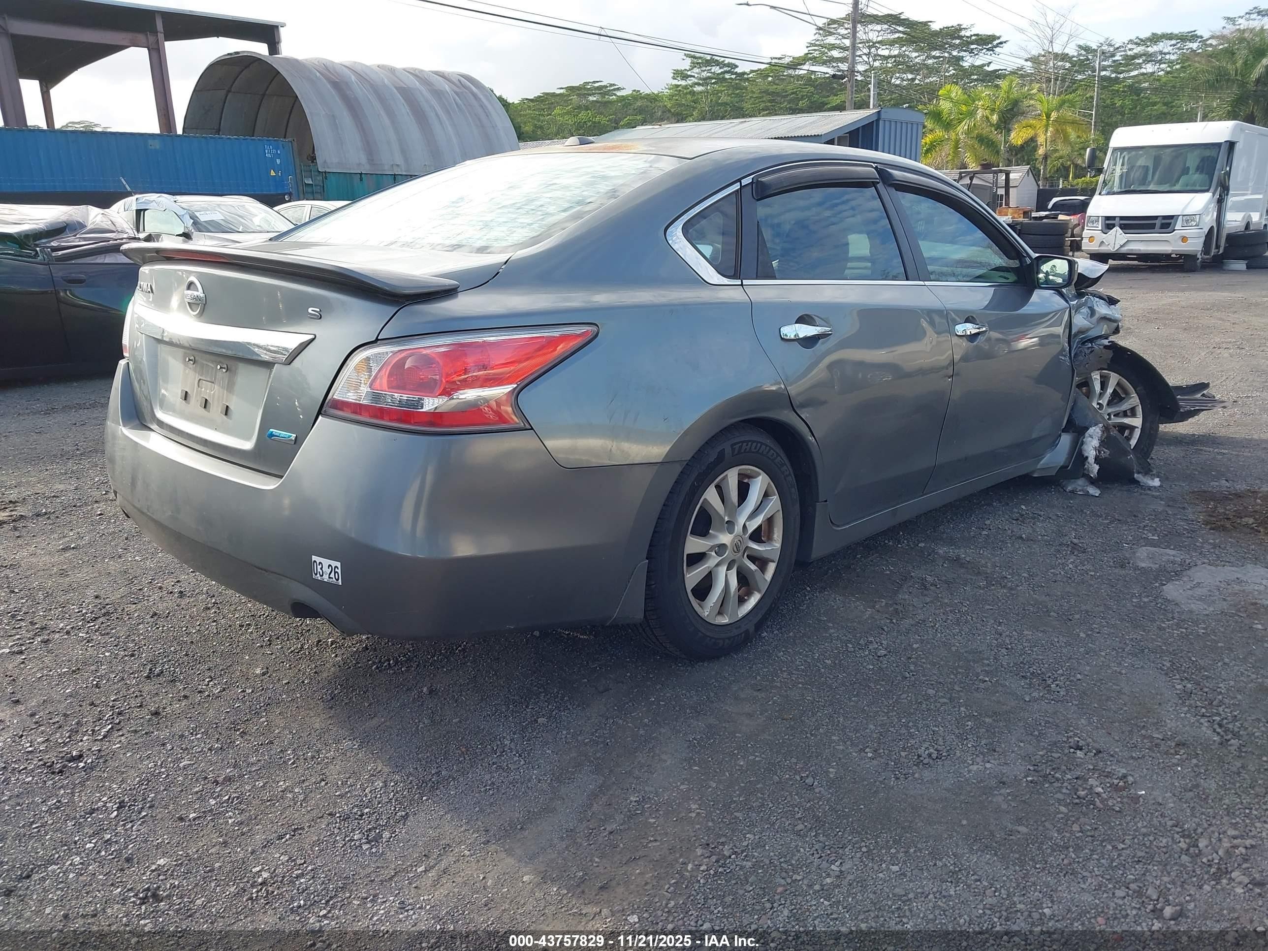 2014 Nissan Altima 2.5 S Серый vin: 1N4AL3AP2EC406804