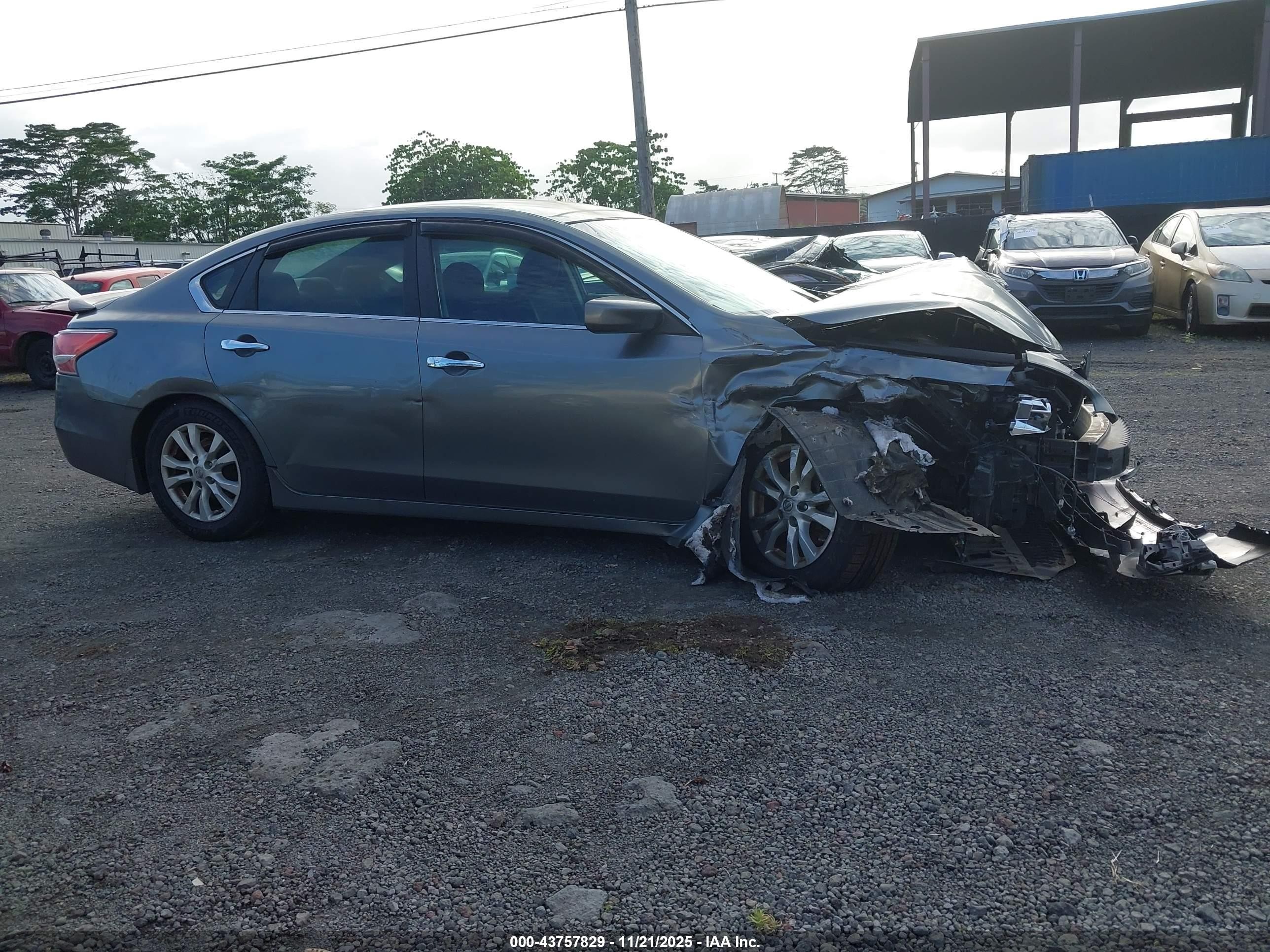 2014 Nissan Altima 2.5 S Серый vin: 1N4AL3AP2EC406804