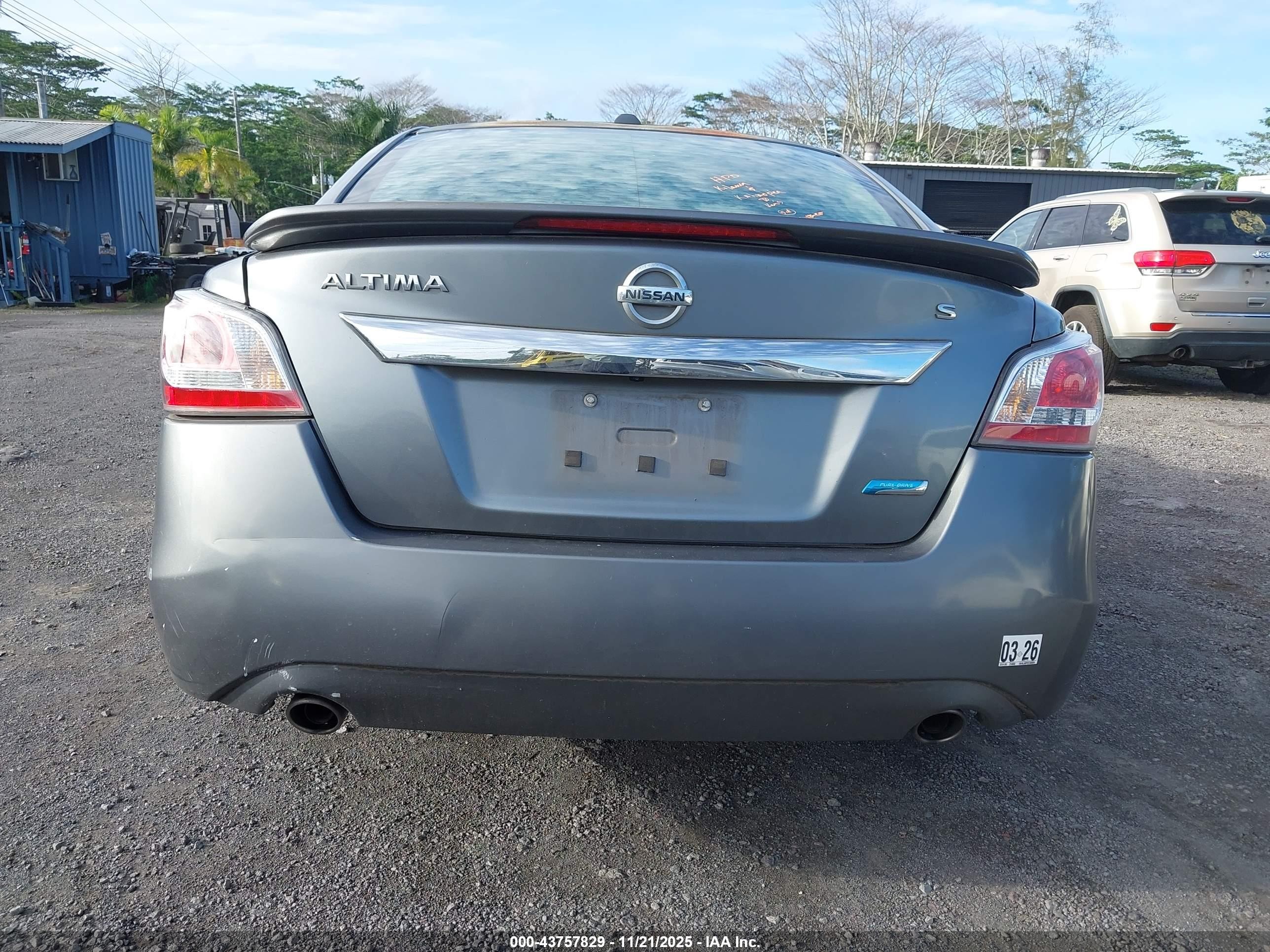 2014 Nissan Altima 2.5 S Серый vin: 1N4AL3AP2EC406804