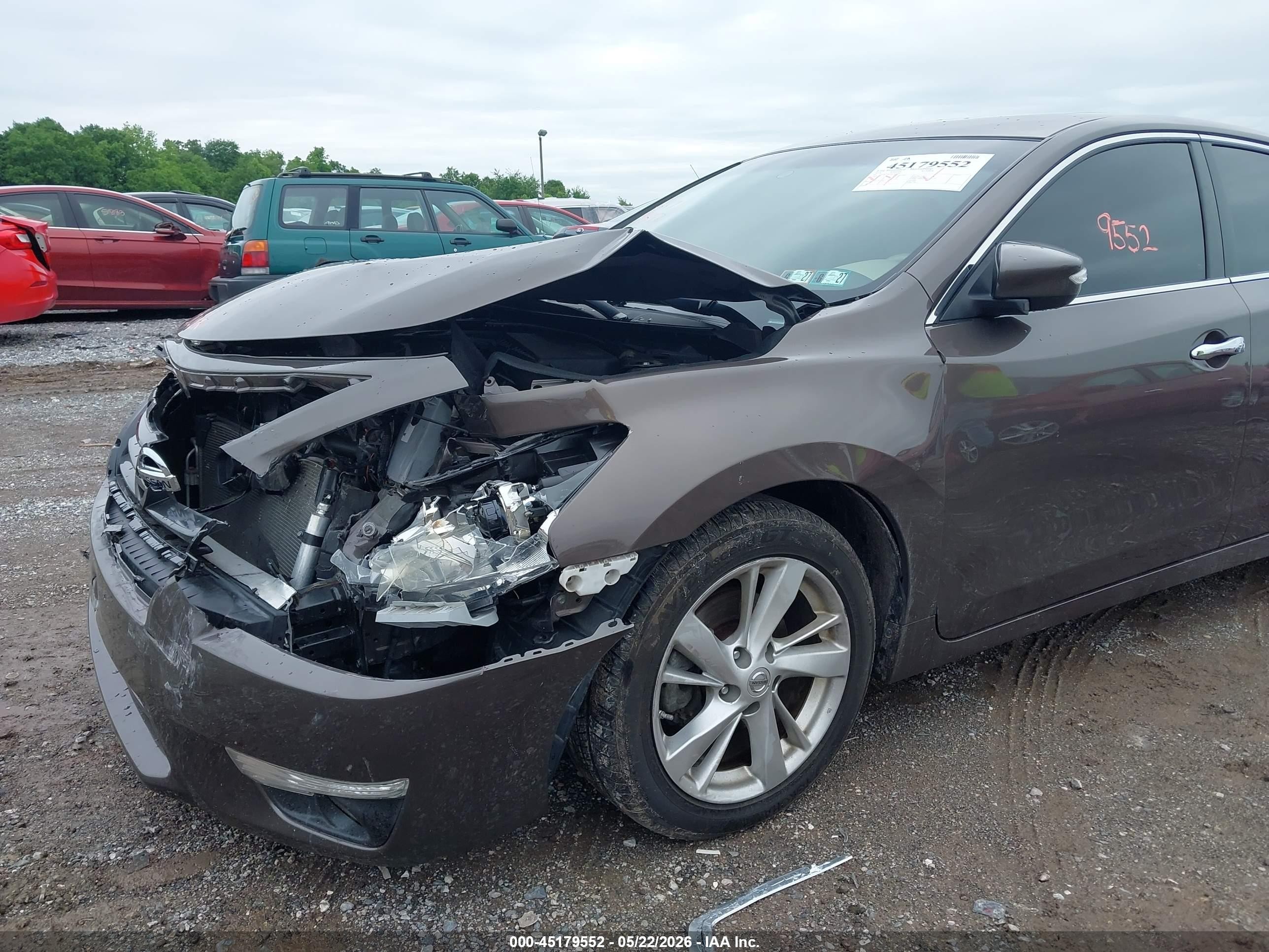 2014 Nissan Altima 2.5 Sv Brown vin: 1N4AL3AP2EC410996