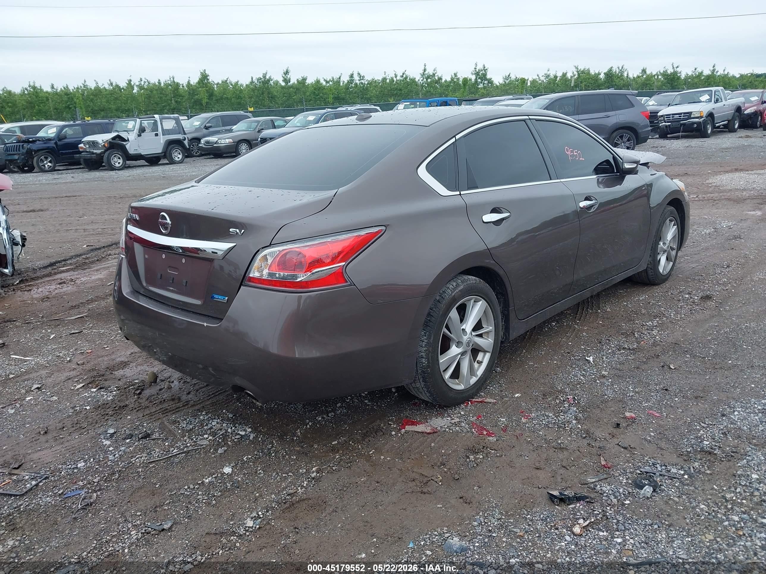 2014 Nissan Altima 2.5 Sv Brown vin: 1N4AL3AP2EC410996