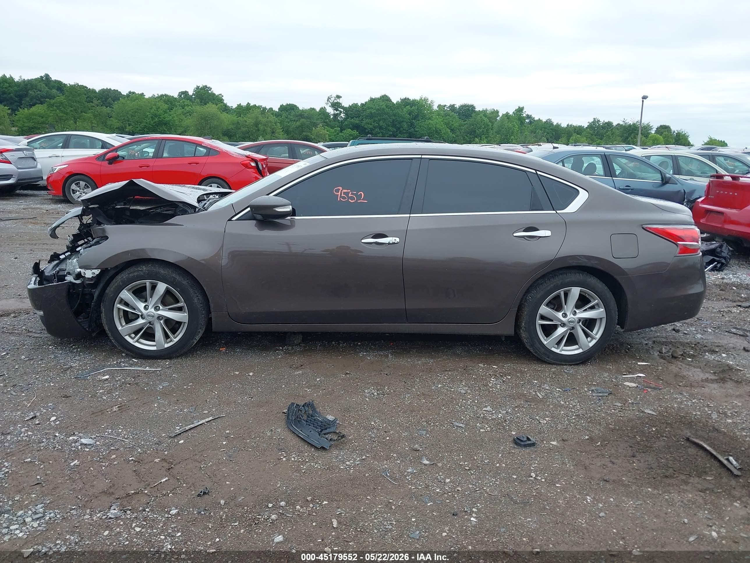 2014 Nissan Altima 2.5 Sv Brown vin: 1N4AL3AP2EC410996