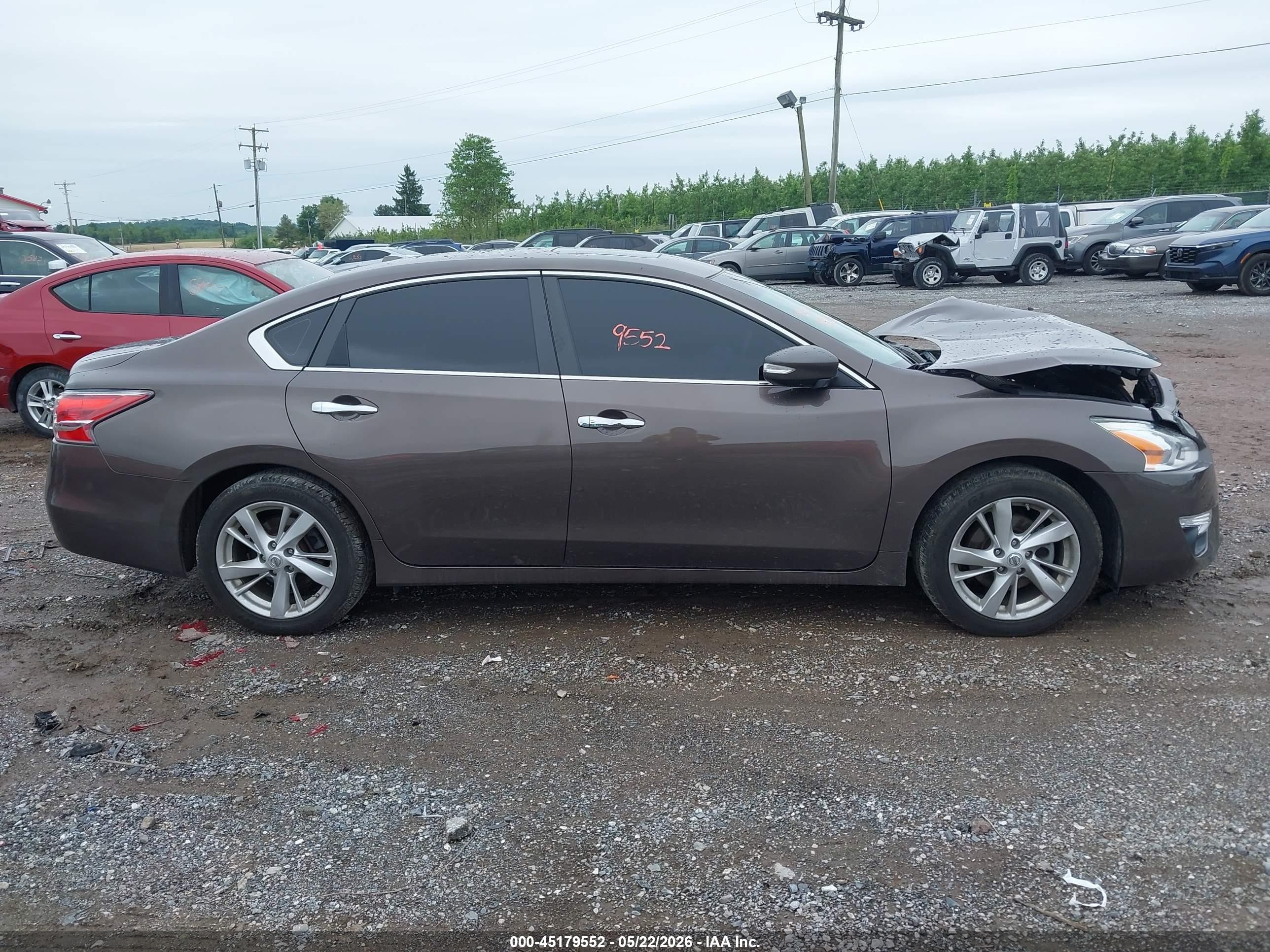 2014 Nissan Altima 2.5 Sv Brown vin: 1N4AL3AP2EC410996