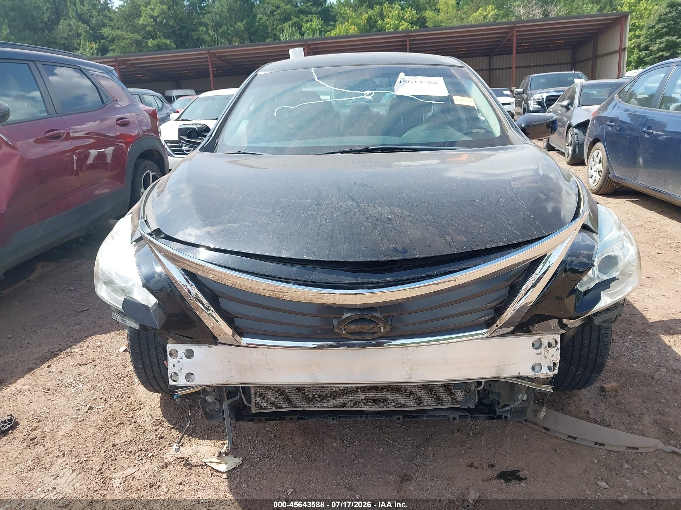 2014 Nissan Altima 2.5 S Black vin: 1N4AL3AP2EC425398