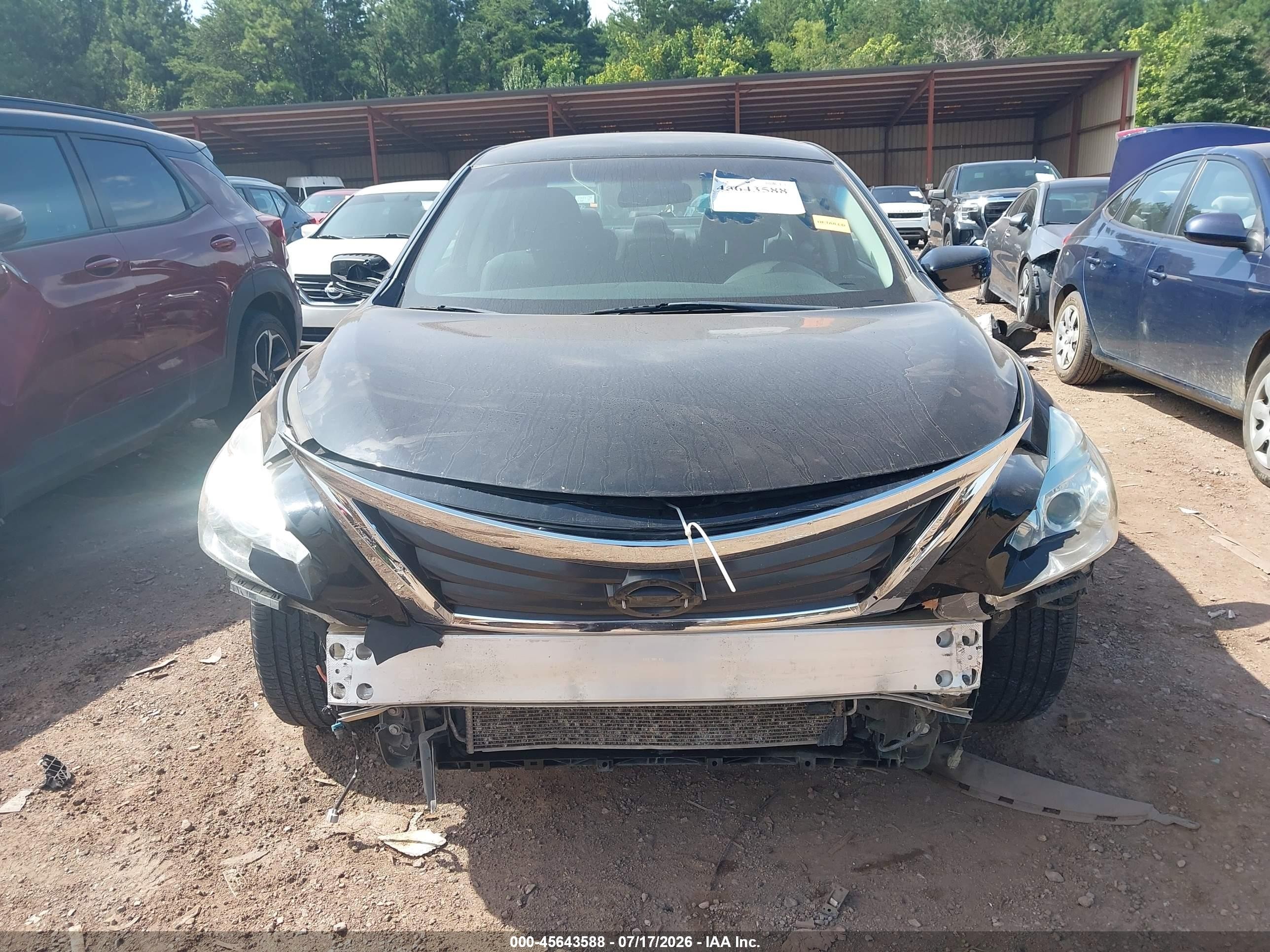 2014 Nissan Altima 2.5 S Black vin: 1N4AL3AP2EC425398