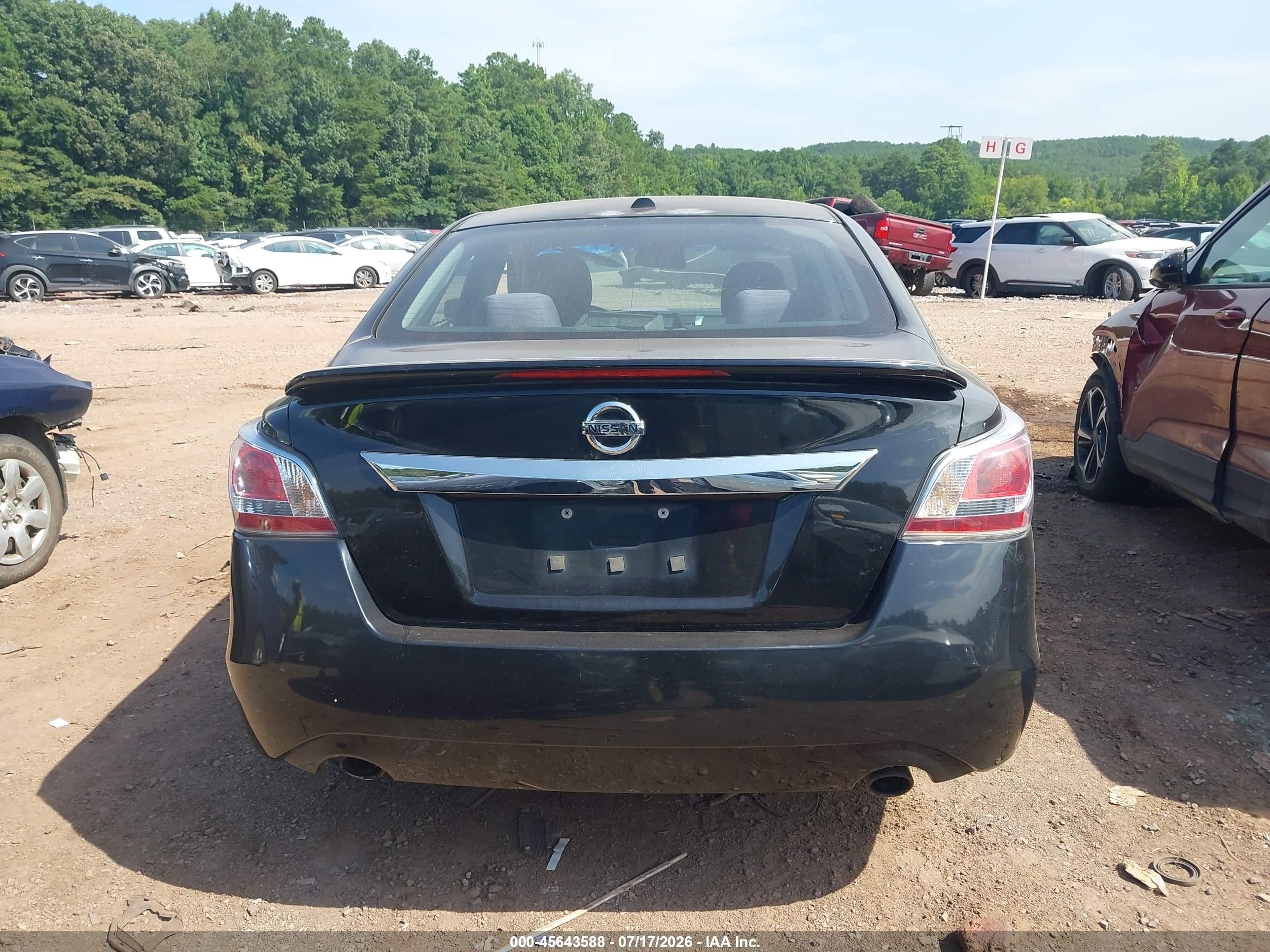 2014 Nissan Altima 2.5 S Black vin: 1N4AL3AP2EC425398