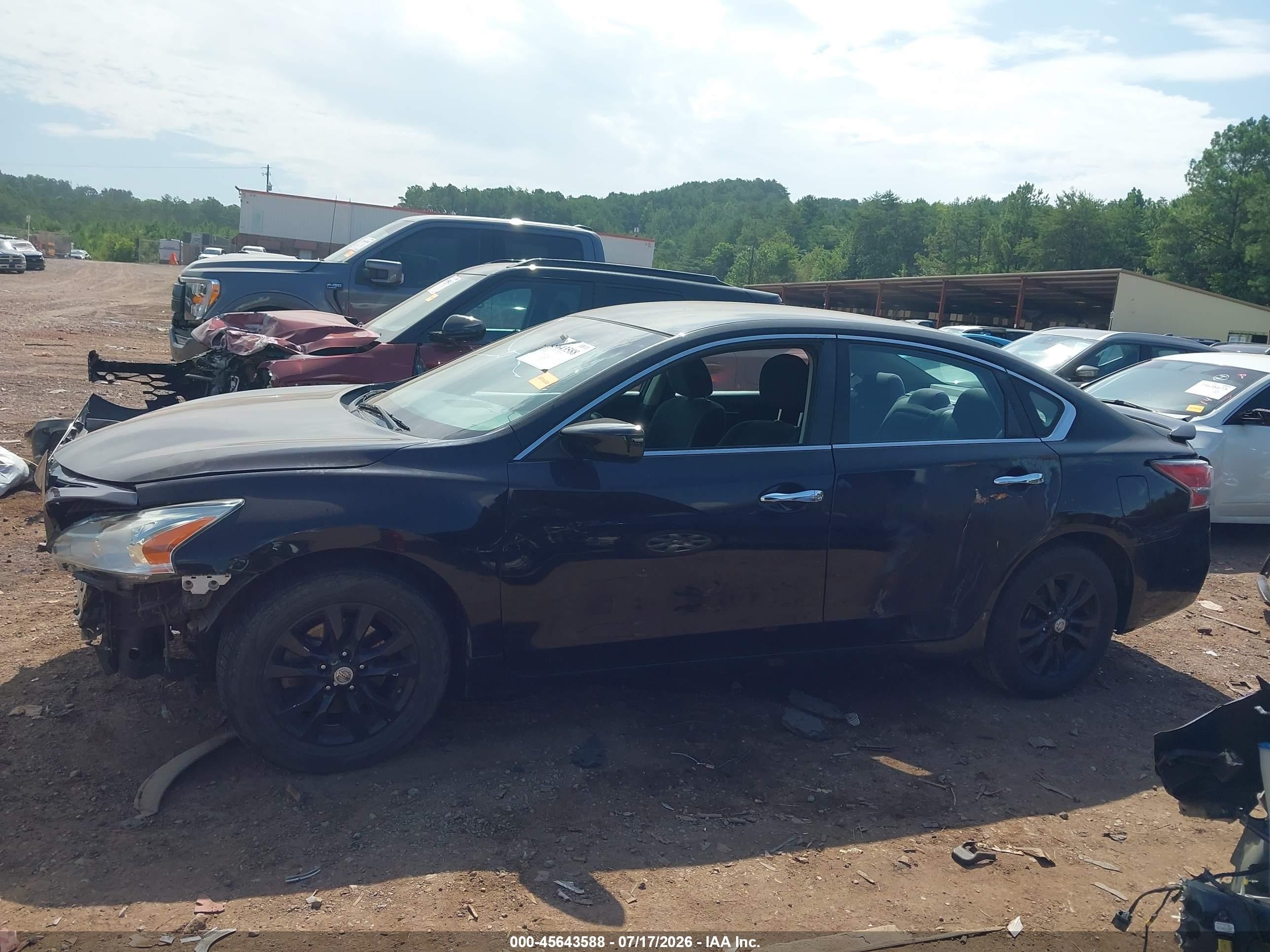 2014 Nissan Altima 2.5 S Black vin: 1N4AL3AP2EC425398