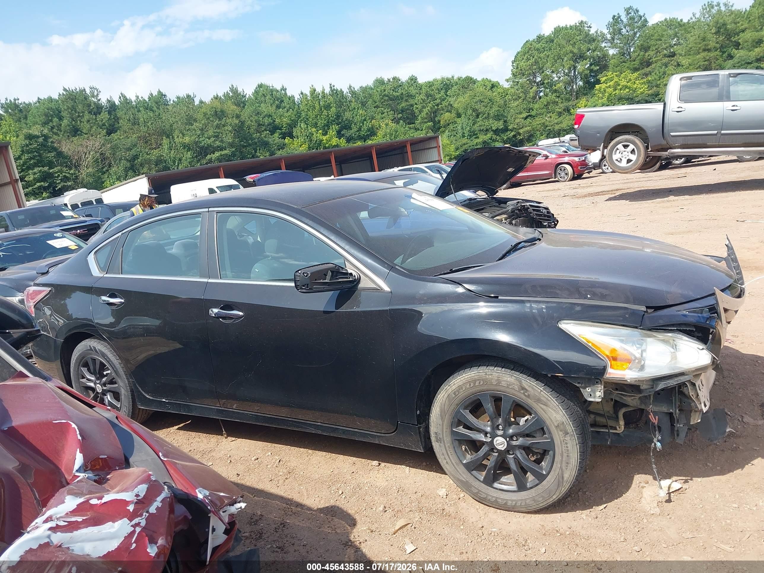 2014 Nissan Altima 2.5 S Black vin: 1N4AL3AP2EC425398