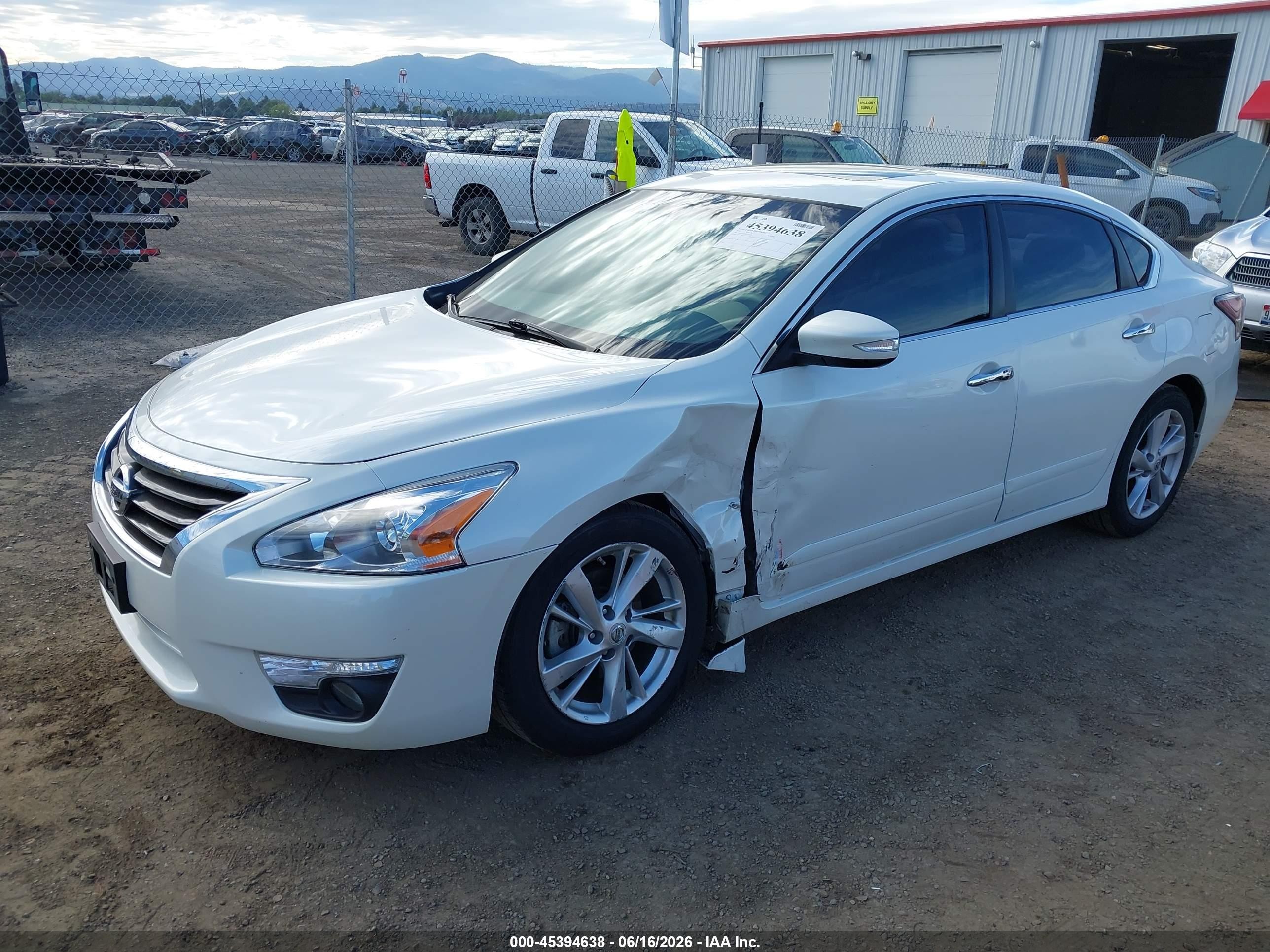 2014 Nissan Altima 2.5 Sl White vin: 1N4AL3AP2EC426681