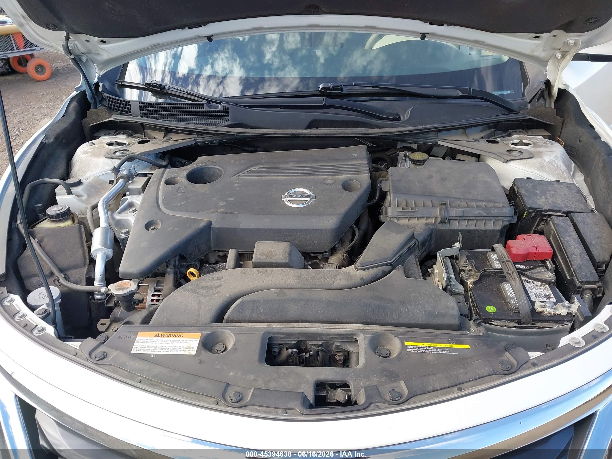 2014 Nissan Altima 2.5 Sl White vin: 1N4AL3AP2EC426681