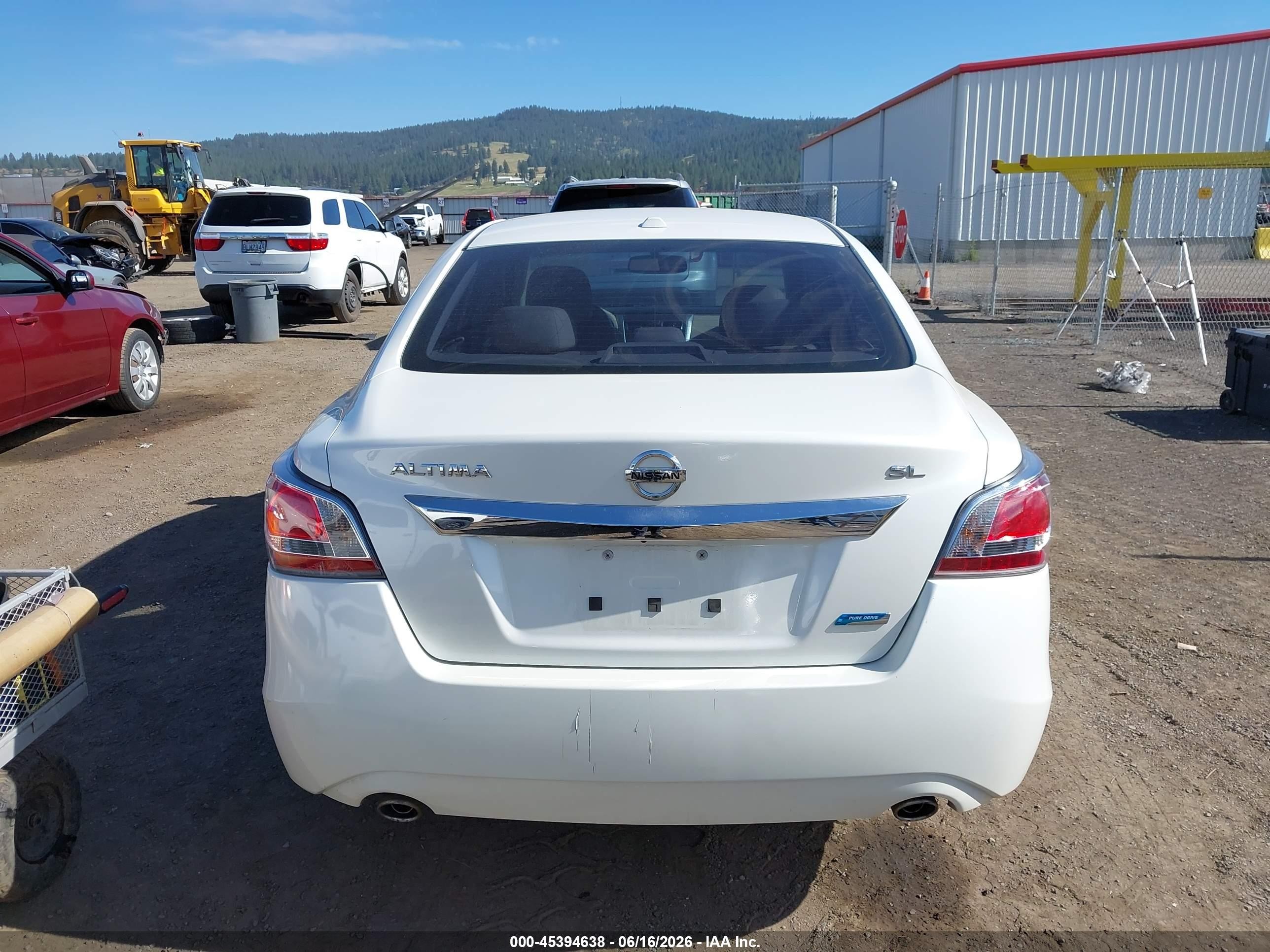 2014 Nissan Altima 2.5 Sl White vin: 1N4AL3AP2EC426681