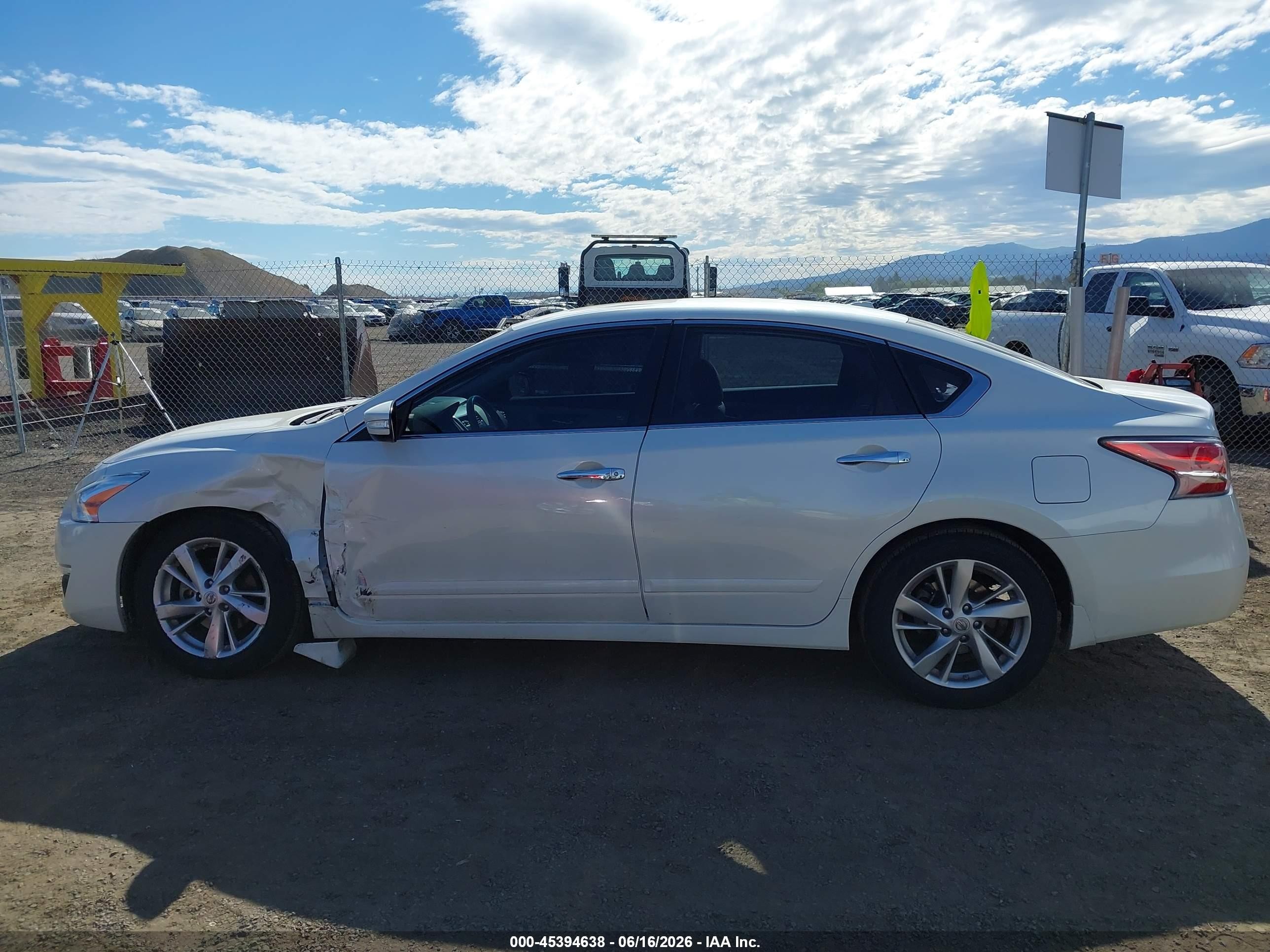 2014 Nissan Altima 2.5 Sl White vin: 1N4AL3AP2EC426681