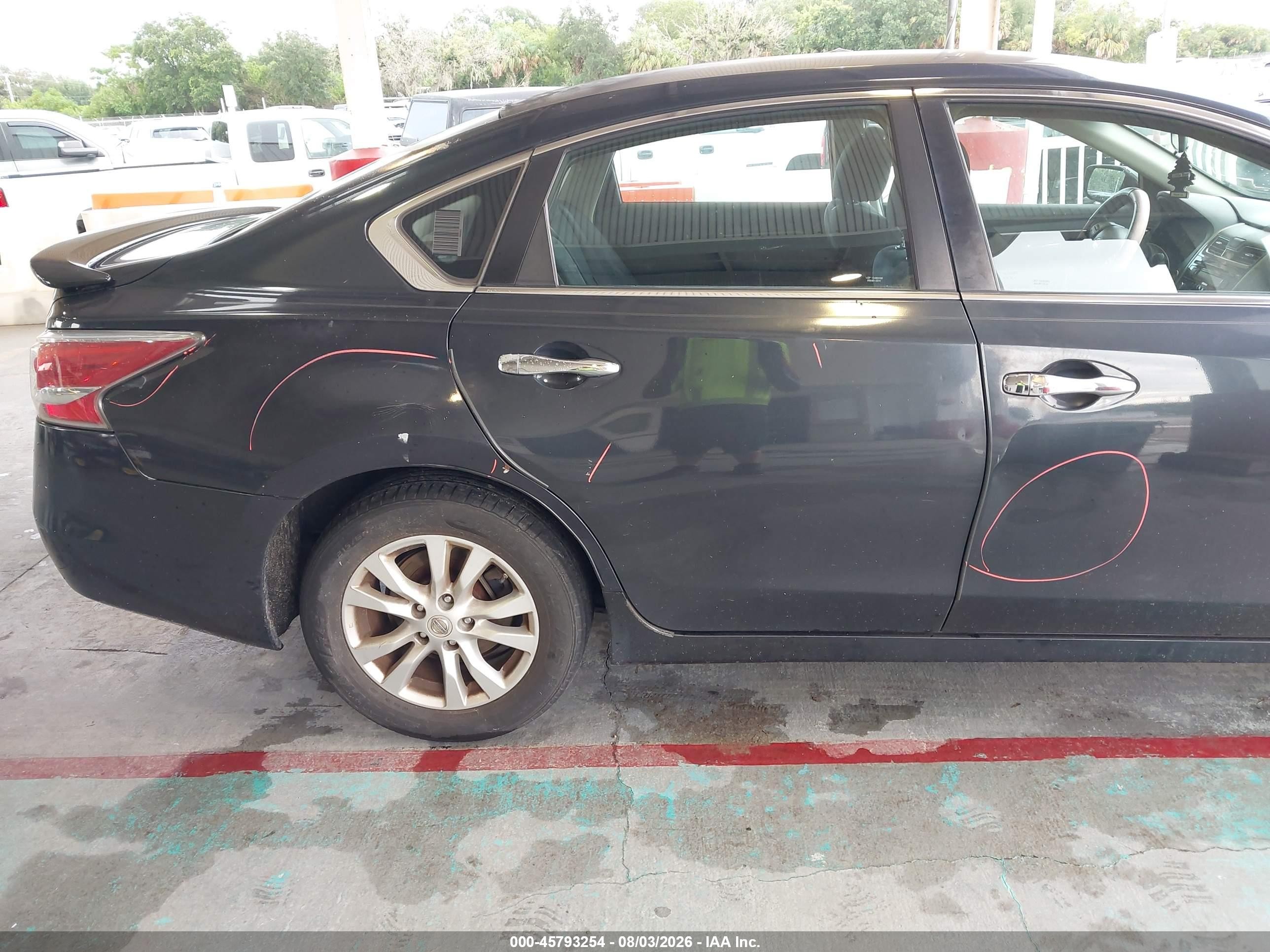 2014 Nissan Altima 2.5 S Black vin: 1N4AL3AP2EC429225