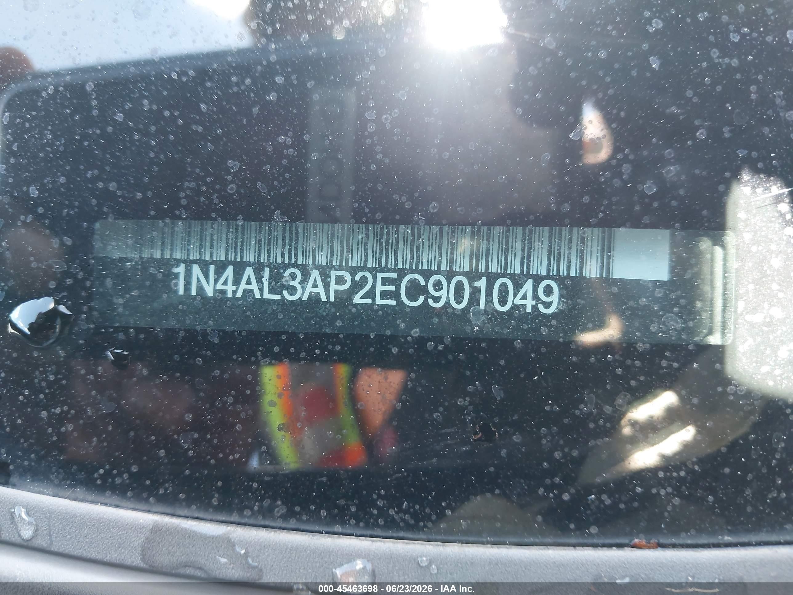 2014 Nissan Altima 2.5 S Black vin: 1N4AL3AP2EC901049