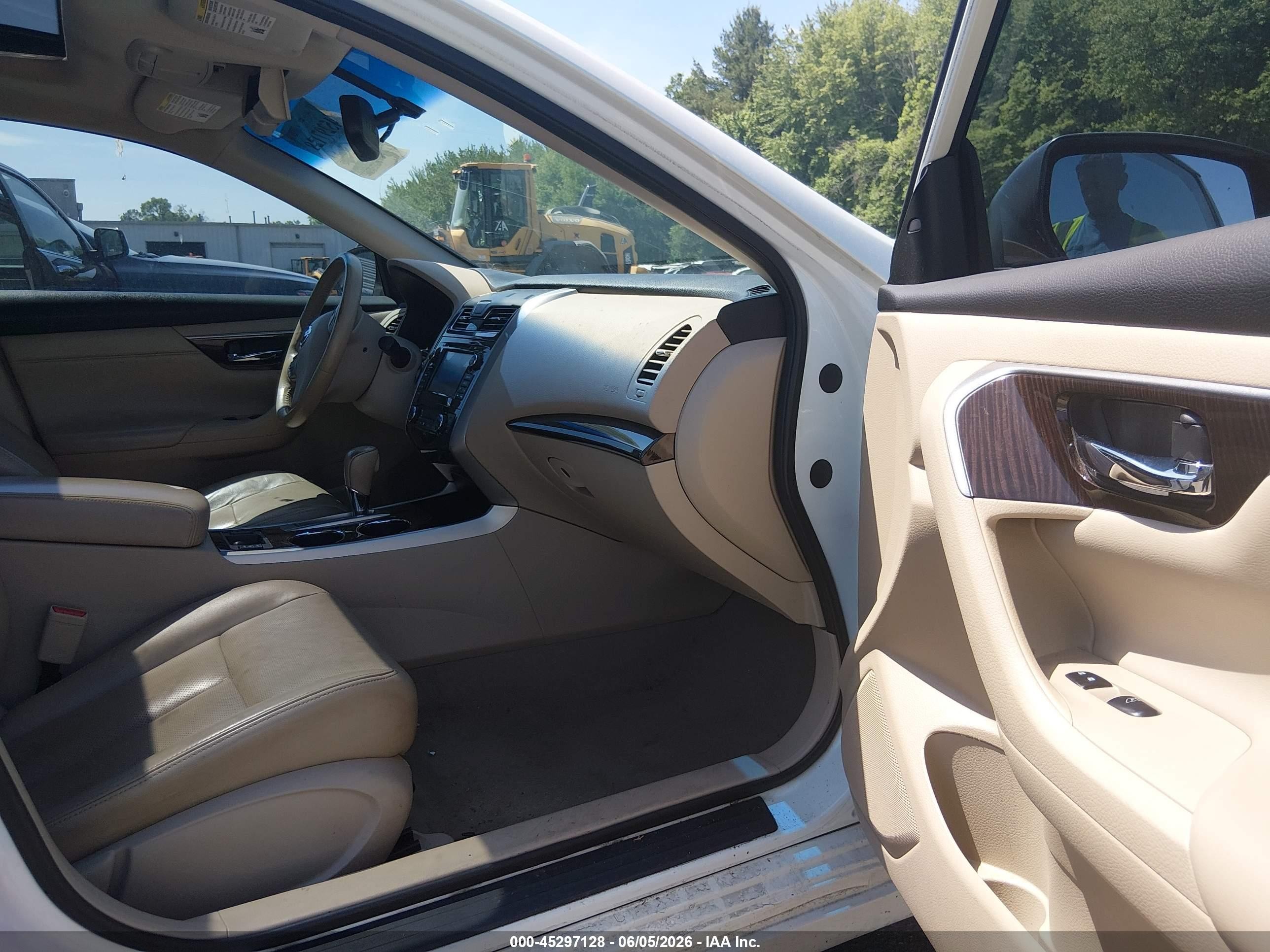 2014 Nissan Altima 2.5 Sl White vin: 1N4AL3AP2EC903917
