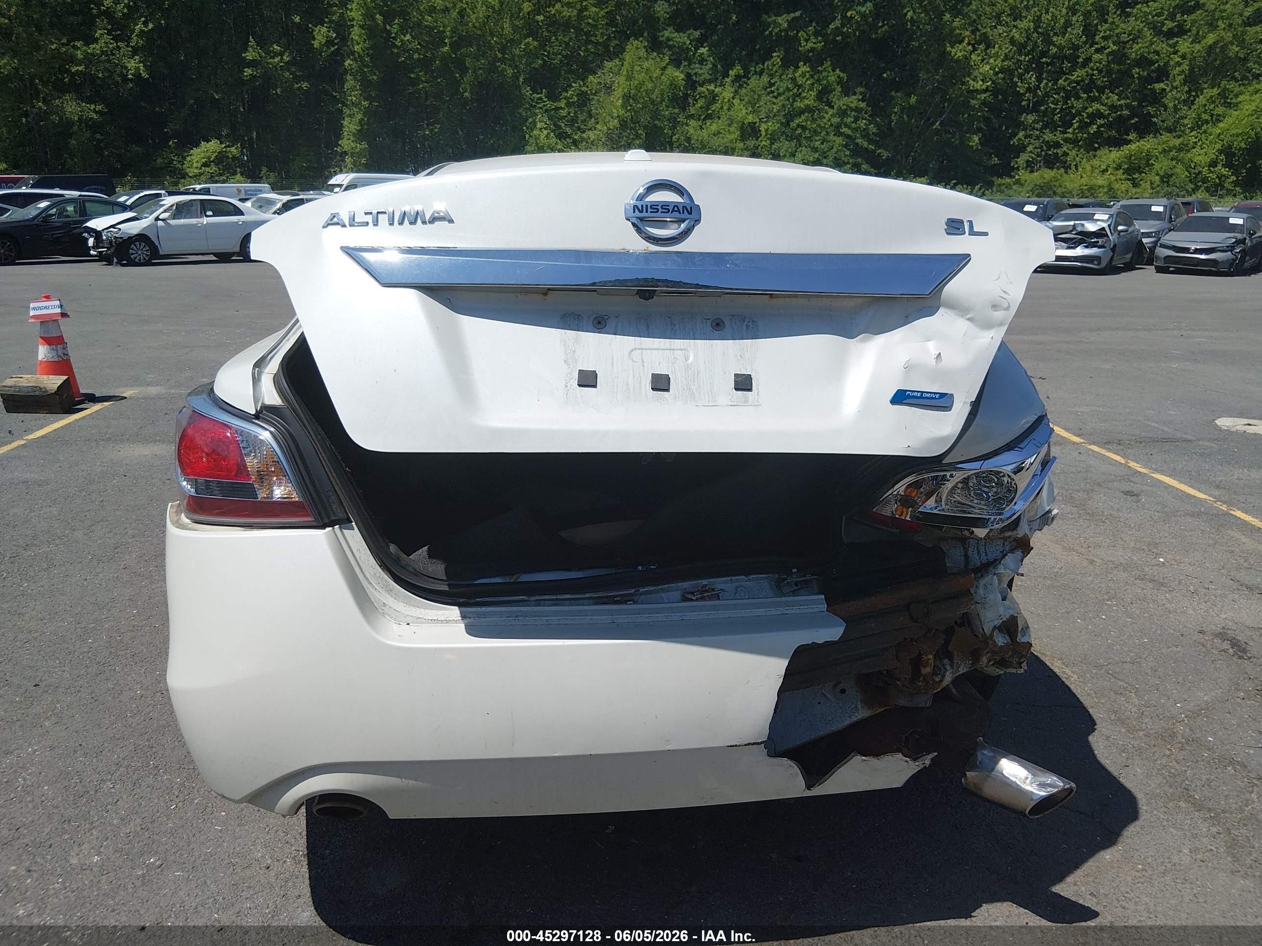 2014 Nissan Altima 2.5 Sl White vin: 1N4AL3AP2EC903917