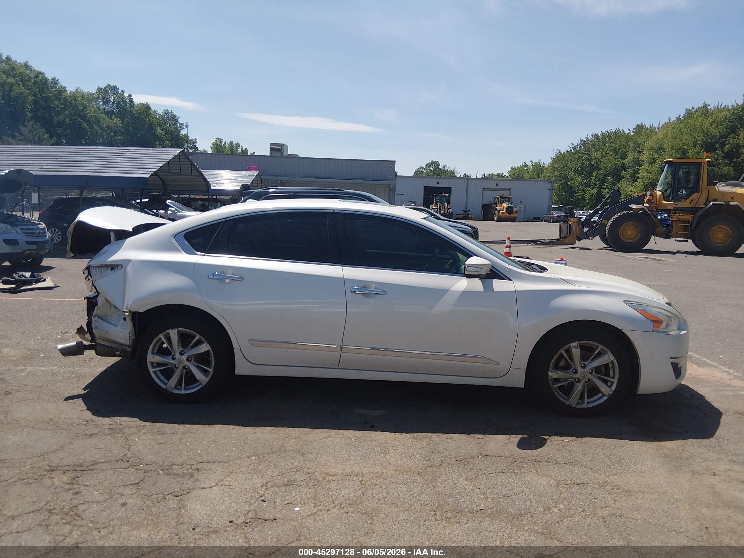 2014 Nissan Altima 2.5 Sl White vin: 1N4AL3AP2EC903917