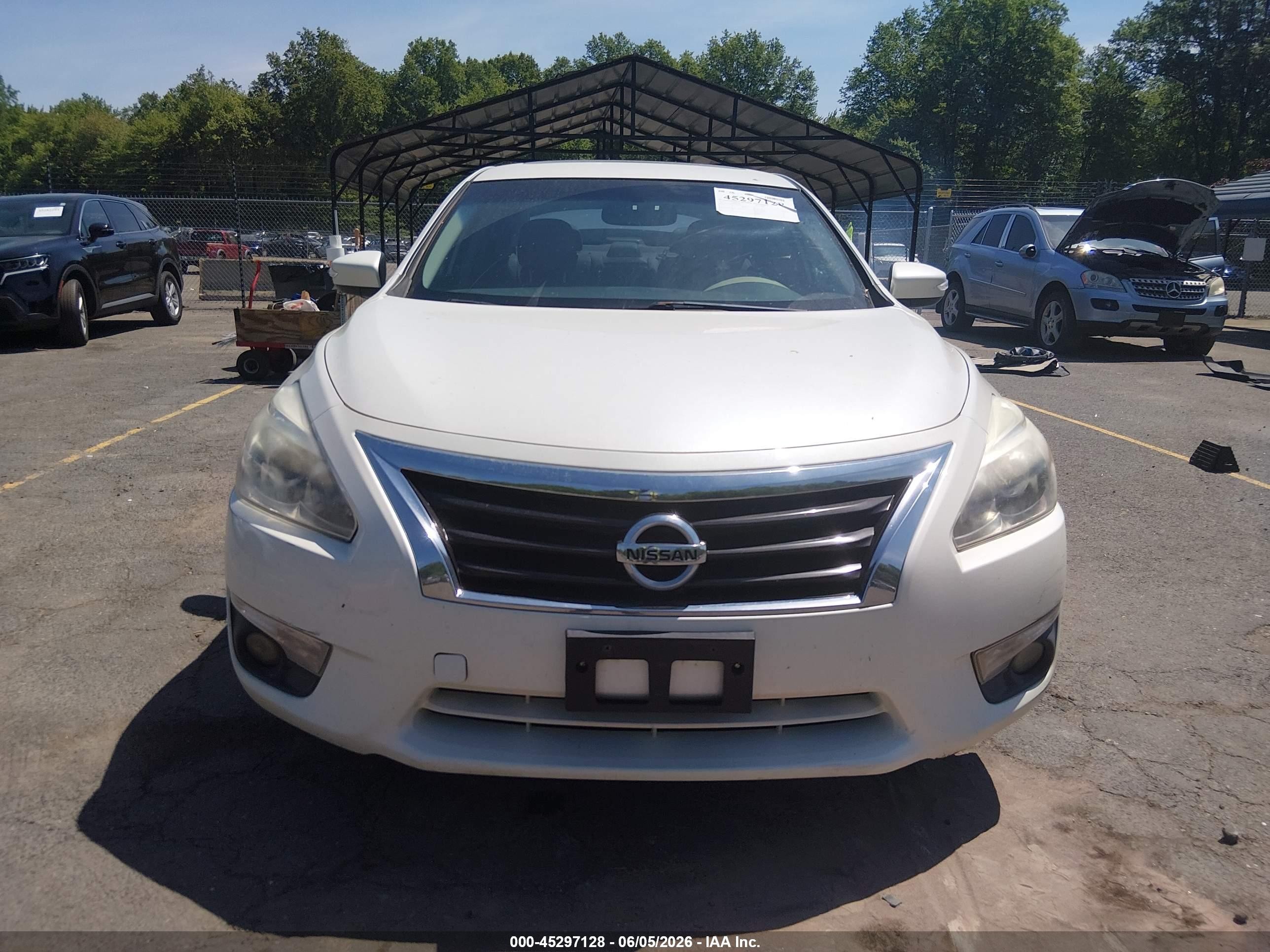 2014 Nissan Altima 2.5 Sl White vin: 1N4AL3AP2EC903917