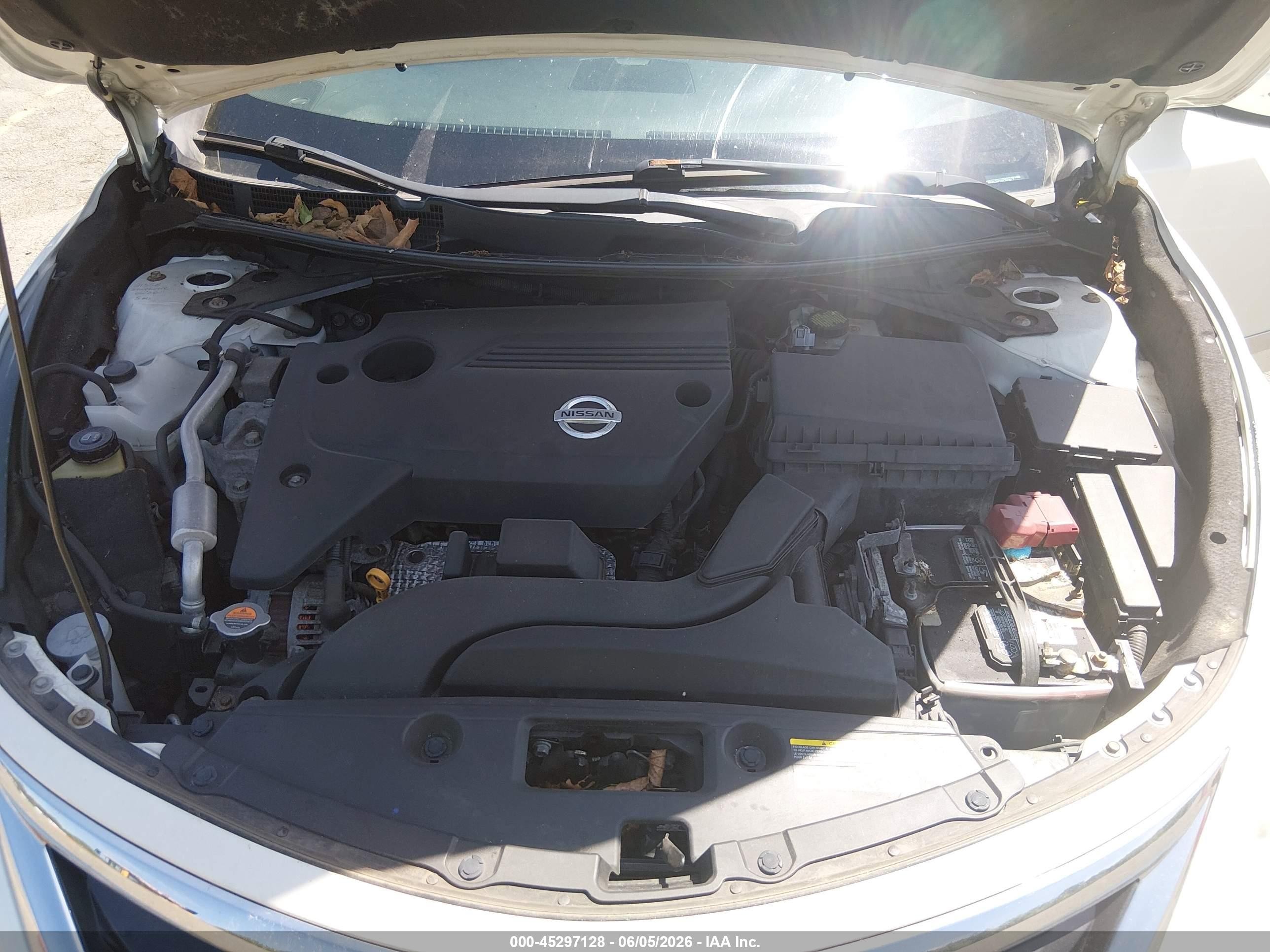 2014 Nissan Altima 2.5 Sl White vin: 1N4AL3AP2EC903917