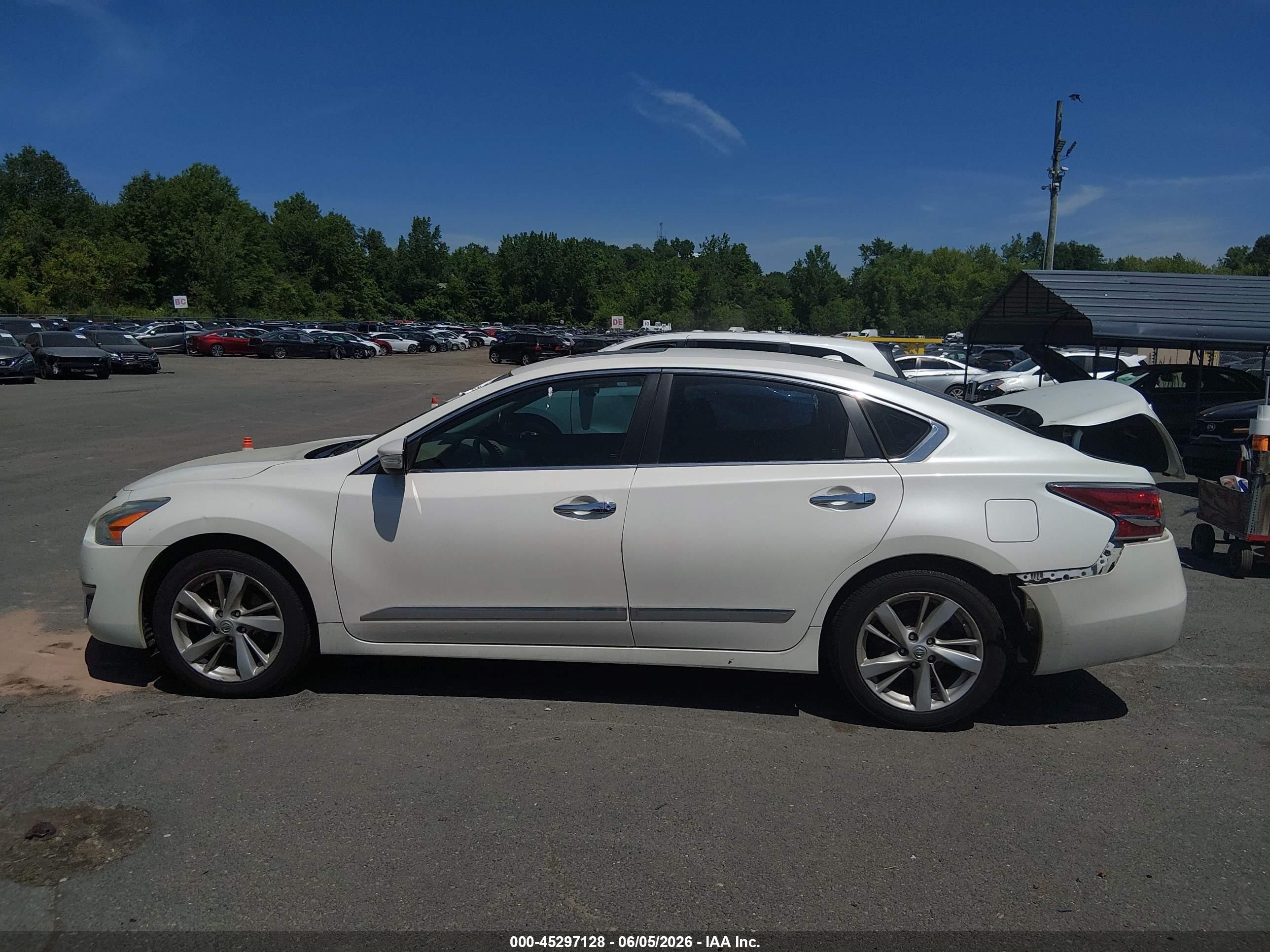 2014 Nissan Altima 2.5 Sl White vin: 1N4AL3AP2EC903917