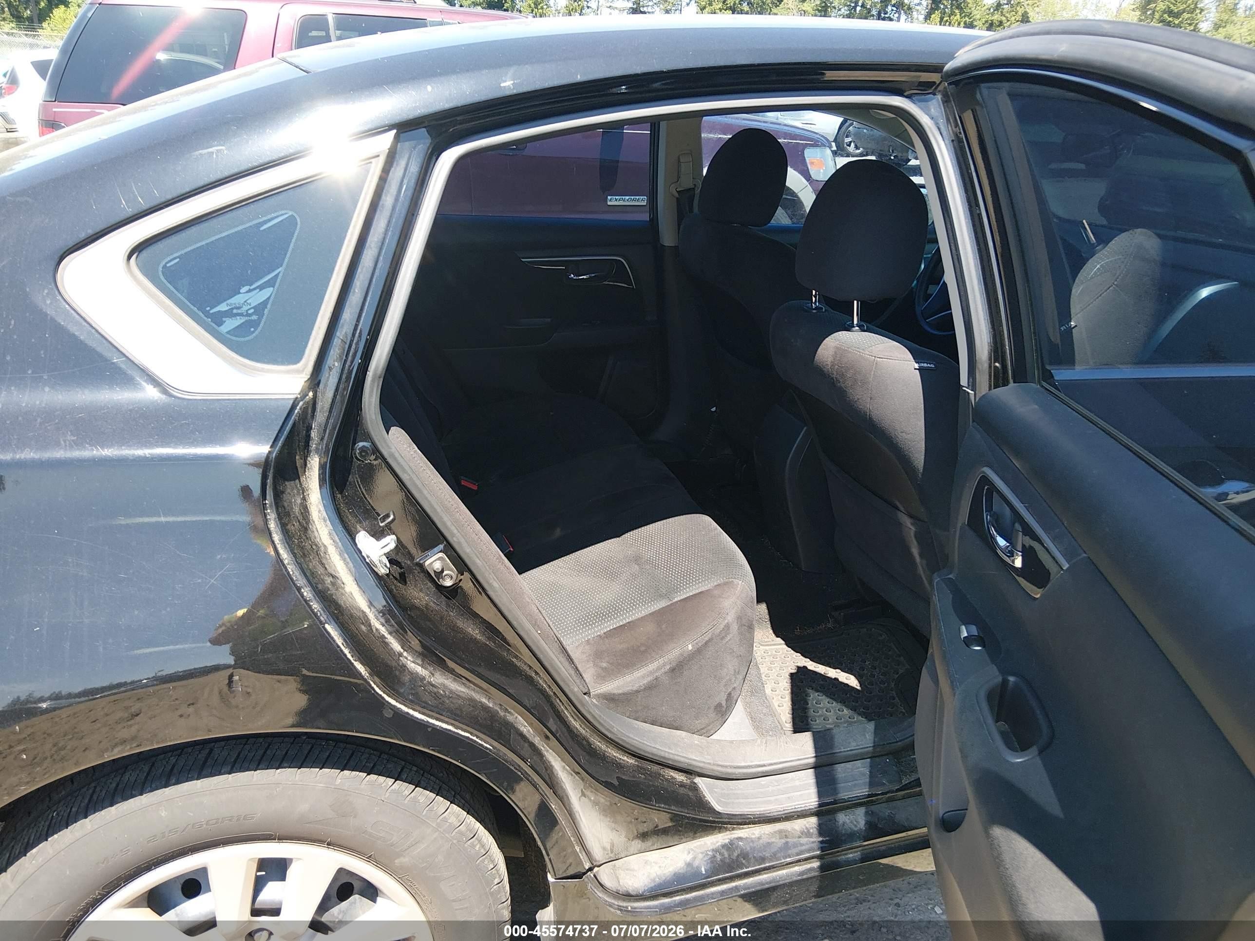 2014 Nissan Altima 2.5 S Black vin: 1N4AL3AP2EN205098