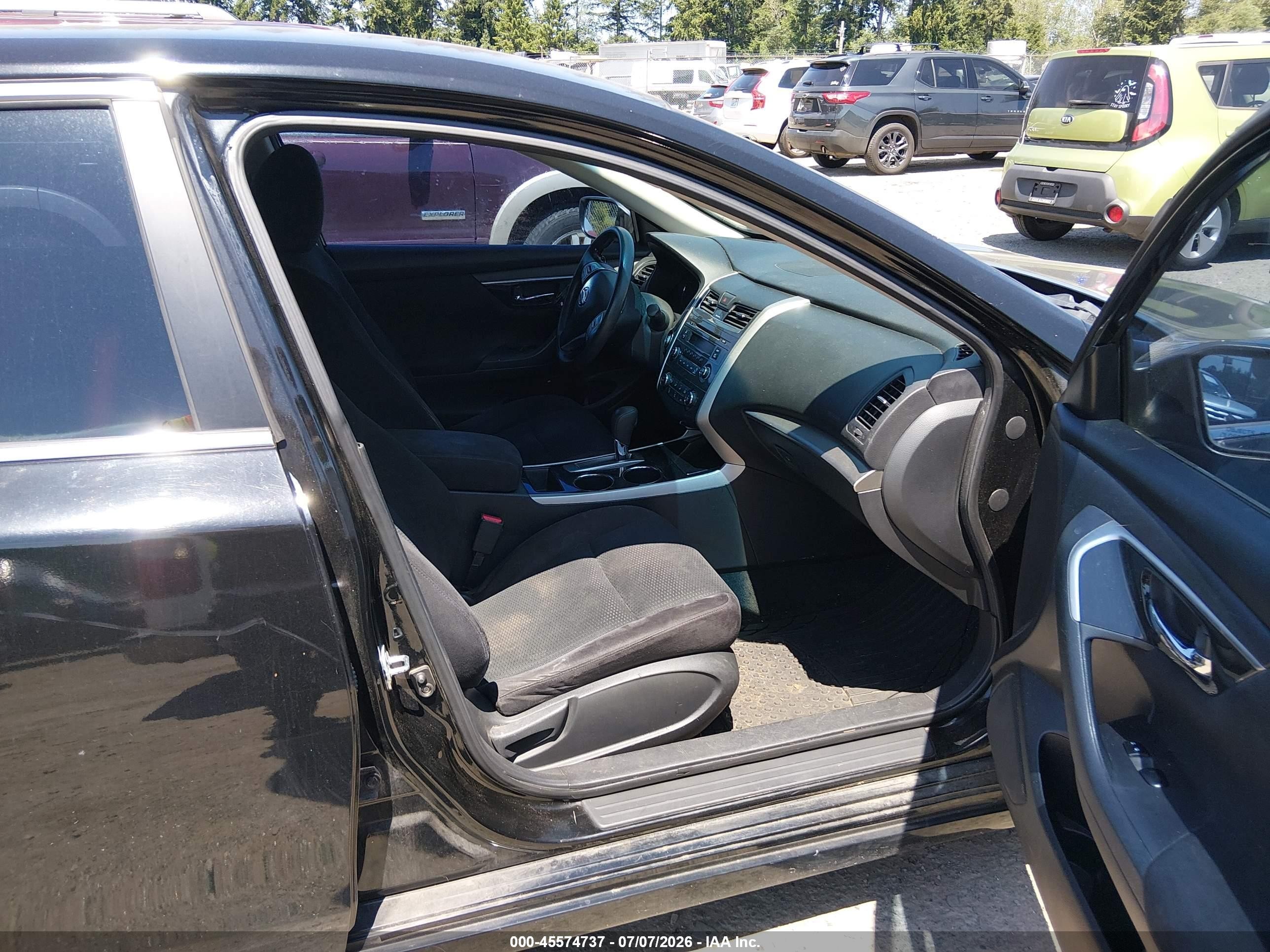 2014 Nissan Altima 2.5 S Black vin: 1N4AL3AP2EN205098