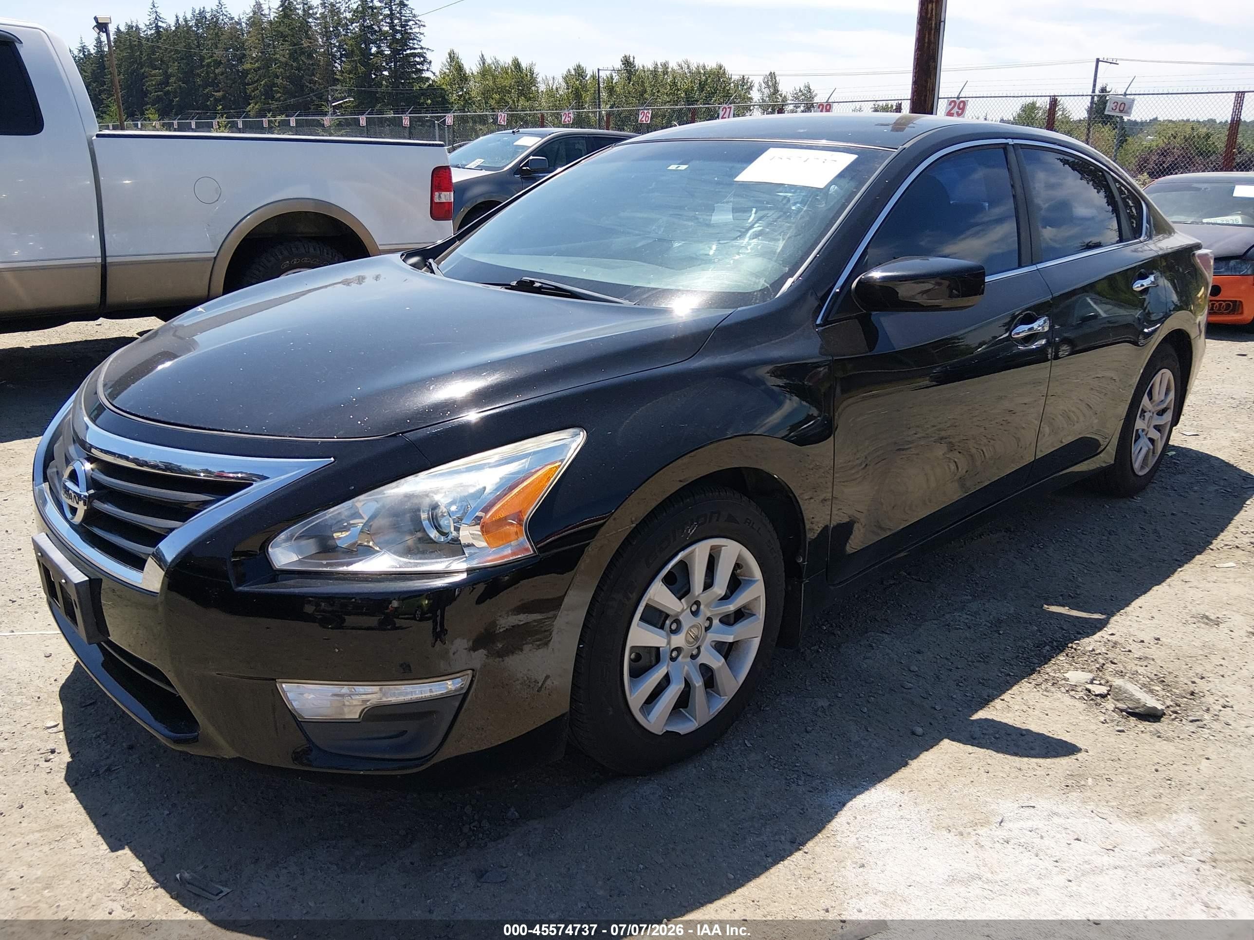 2014 Nissan Altima 2.5 S Black vin: 1N4AL3AP2EN205098
