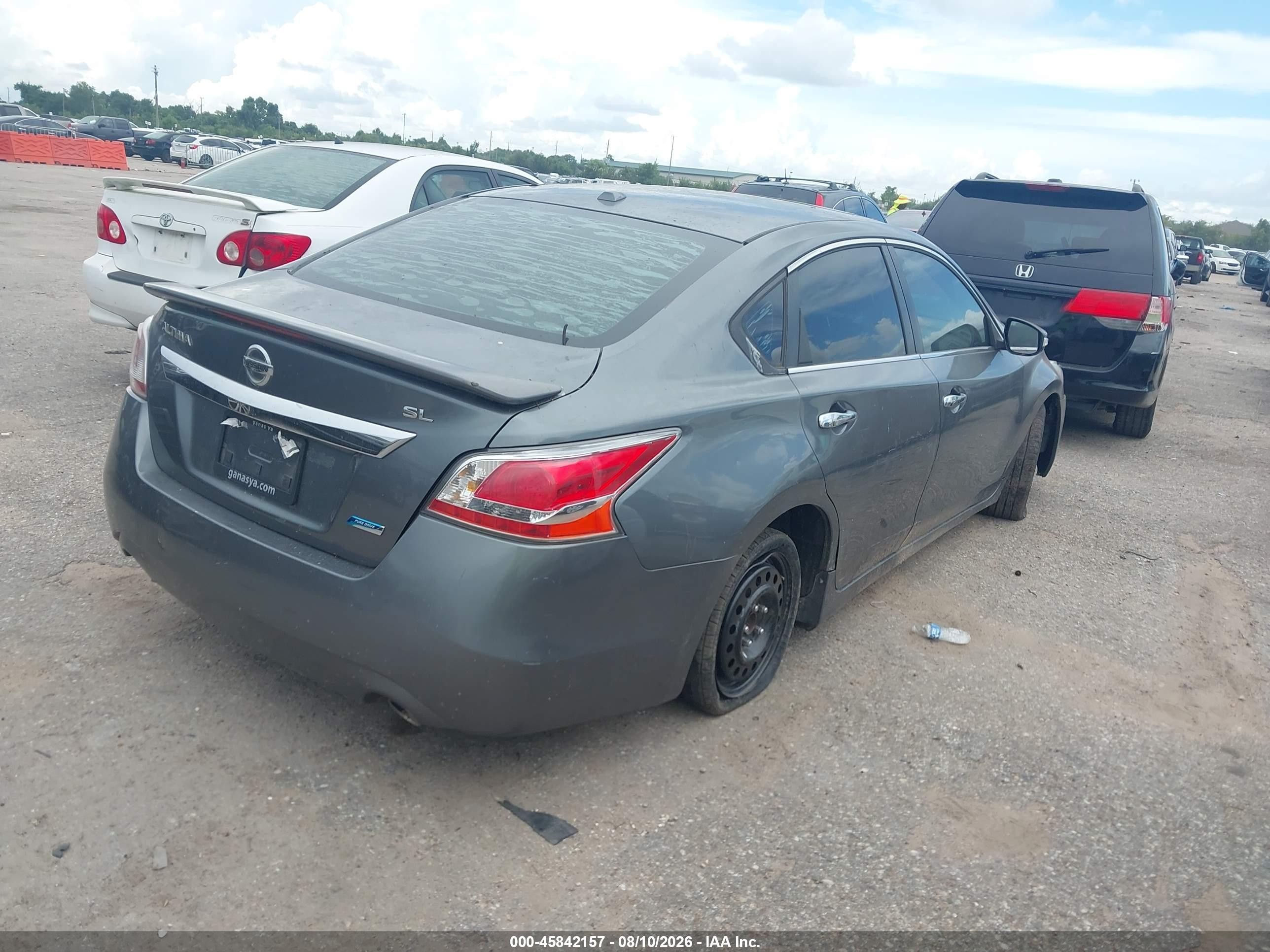 2014 Nissan Altima 2.5 Sl Gray vin: 1N4AL3AP2EN228090