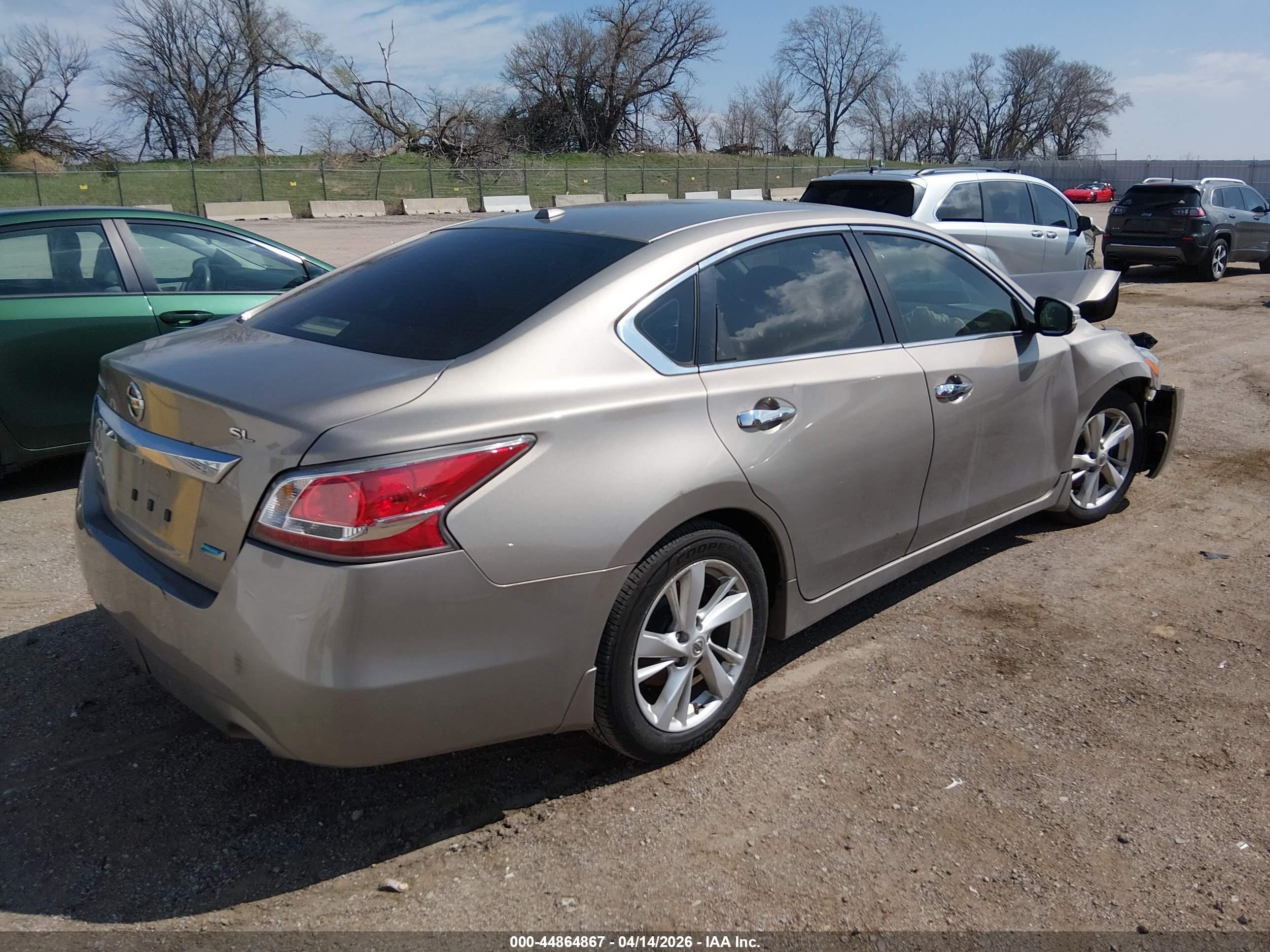 2014 Nissan Altima 2.5 Sl Gold vin: 1N4AL3AP2EN252731
