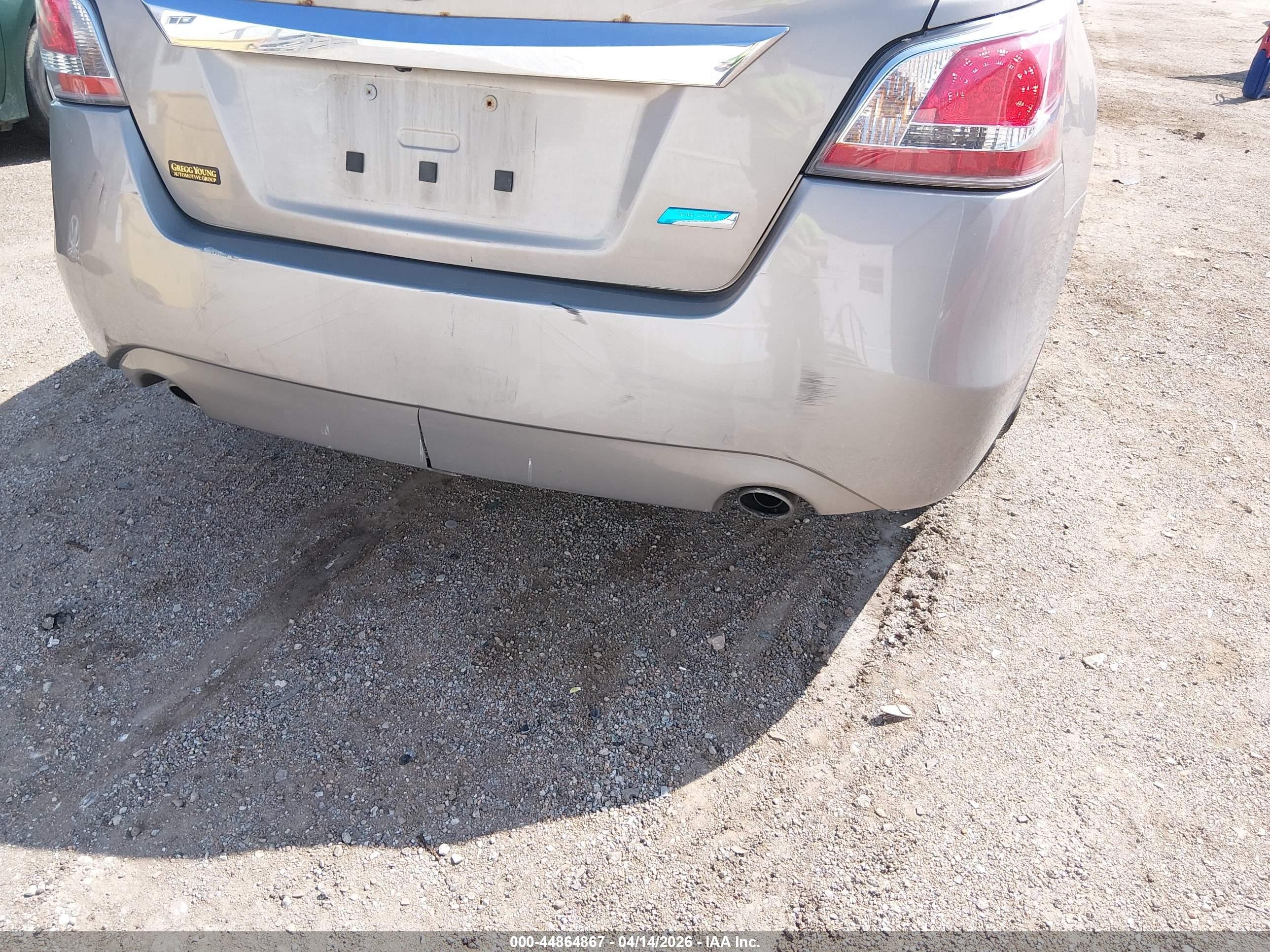 2014 Nissan Altima 2.5 Sl Gold vin: 1N4AL3AP2EN252731