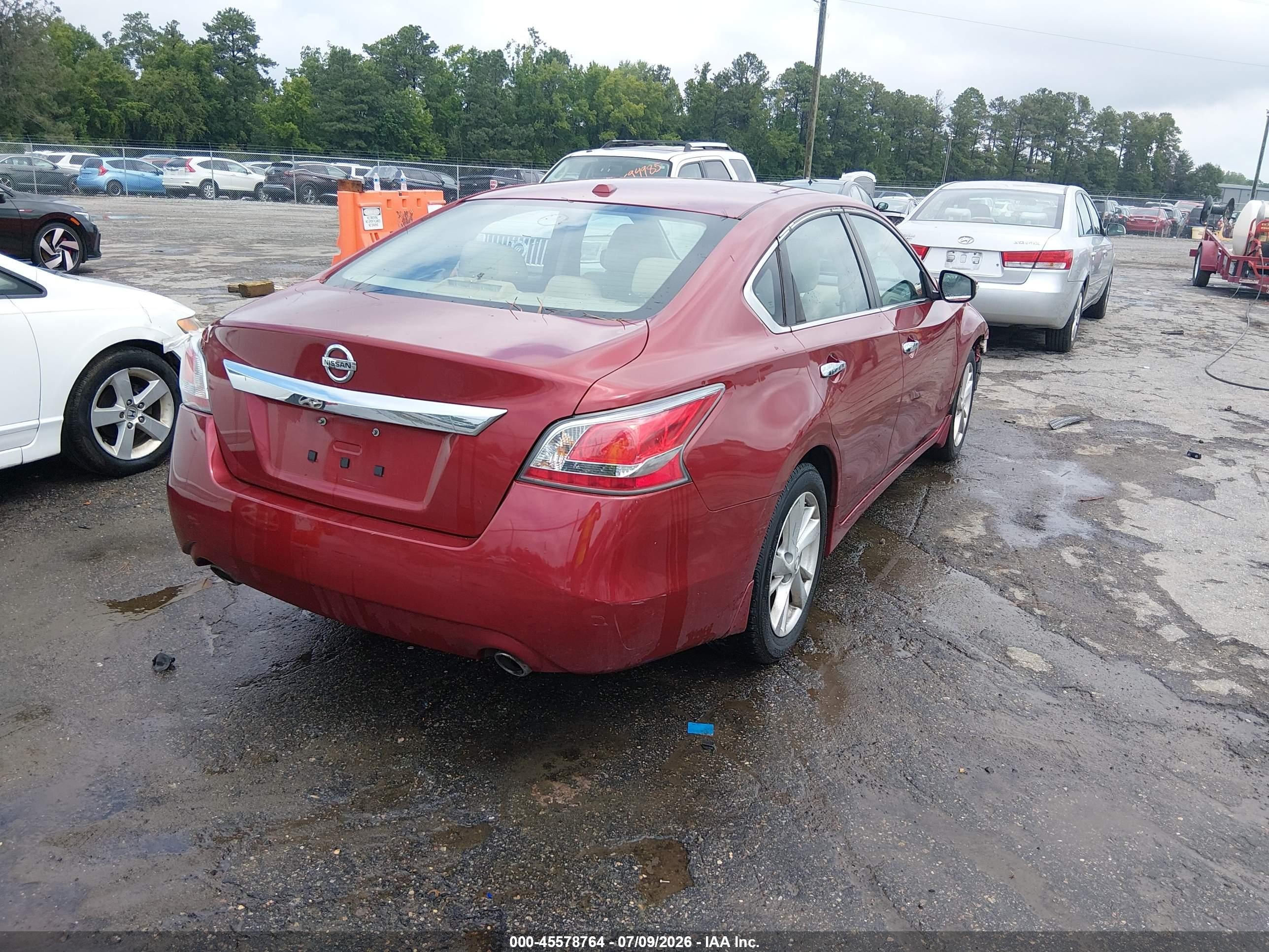 2014 Nissan Altima 2.5 Sl Red vin: 1N4AL3AP2EN332689