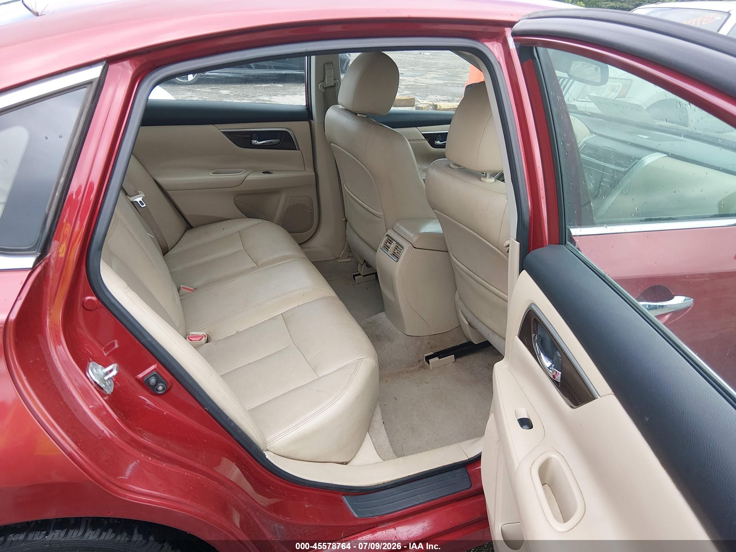 2014 Nissan Altima 2.5 Sl Red vin: 1N4AL3AP2EN332689