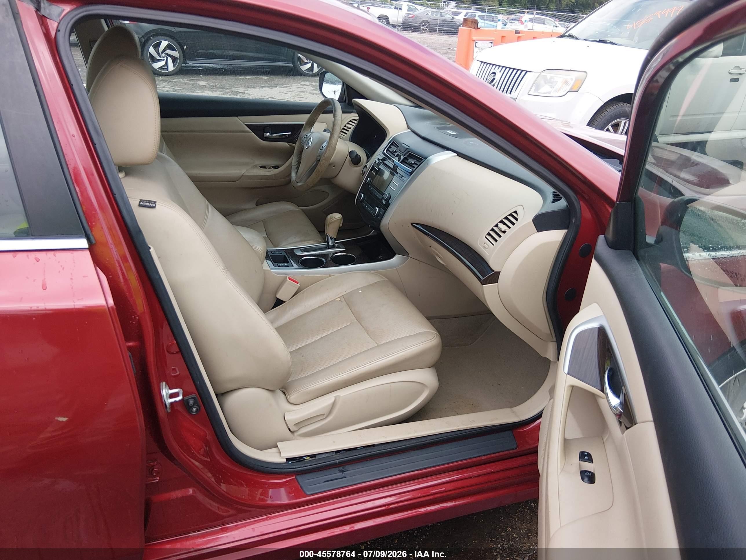 2014 Nissan Altima 2.5 Sl Red vin: 1N4AL3AP2EN332689