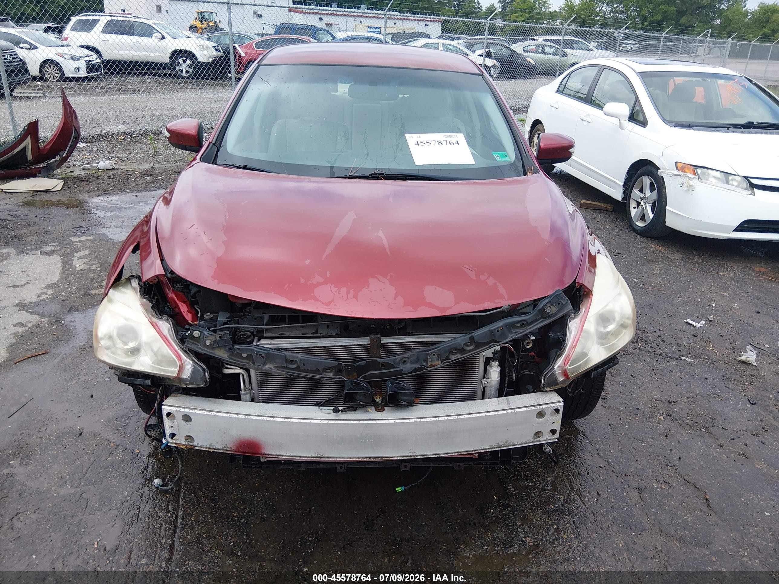 2014 Nissan Altima 2.5 Sl Red vin: 1N4AL3AP2EN332689