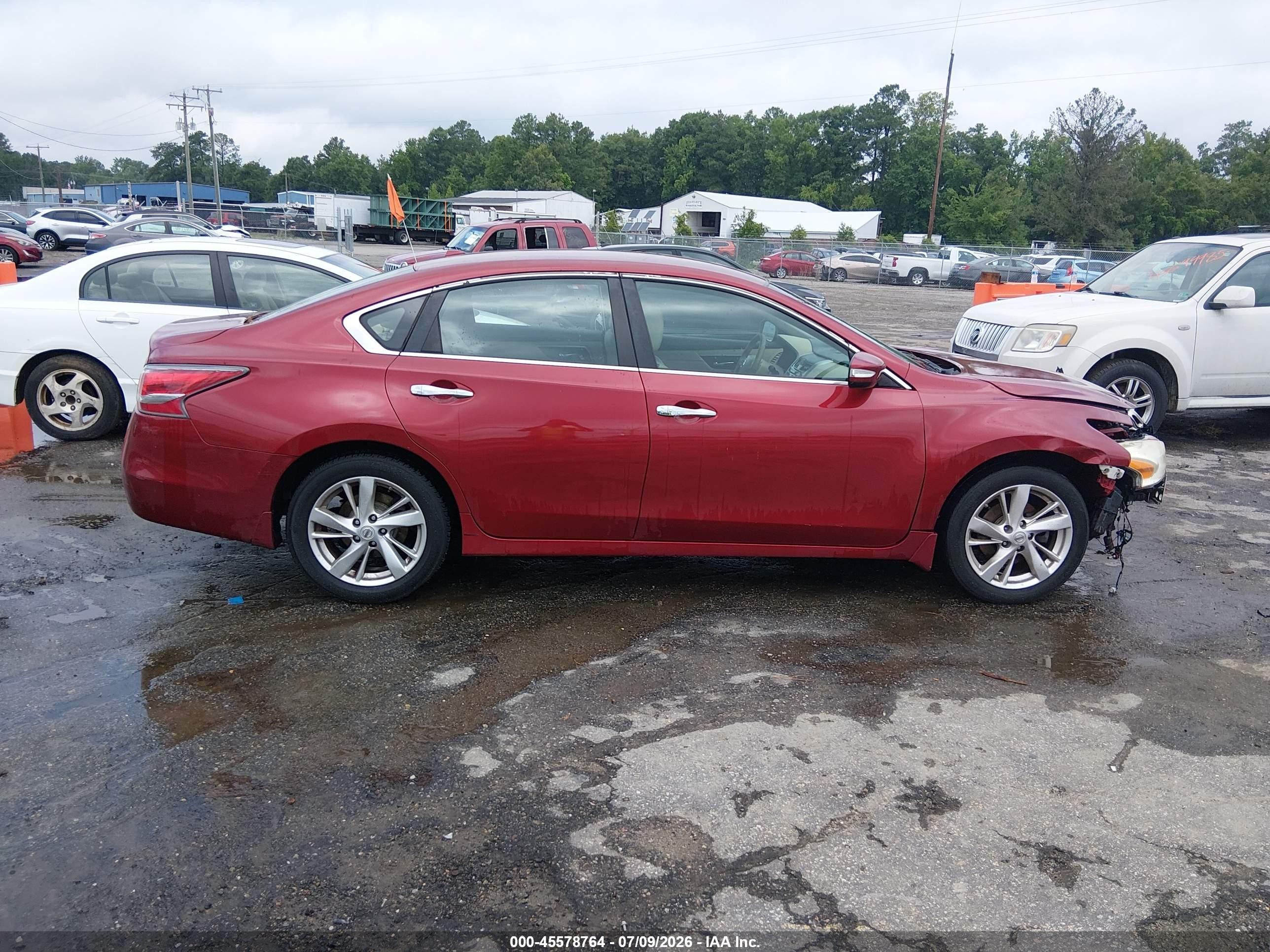 2014 Nissan Altima 2.5 Sl Red vin: 1N4AL3AP2EN332689