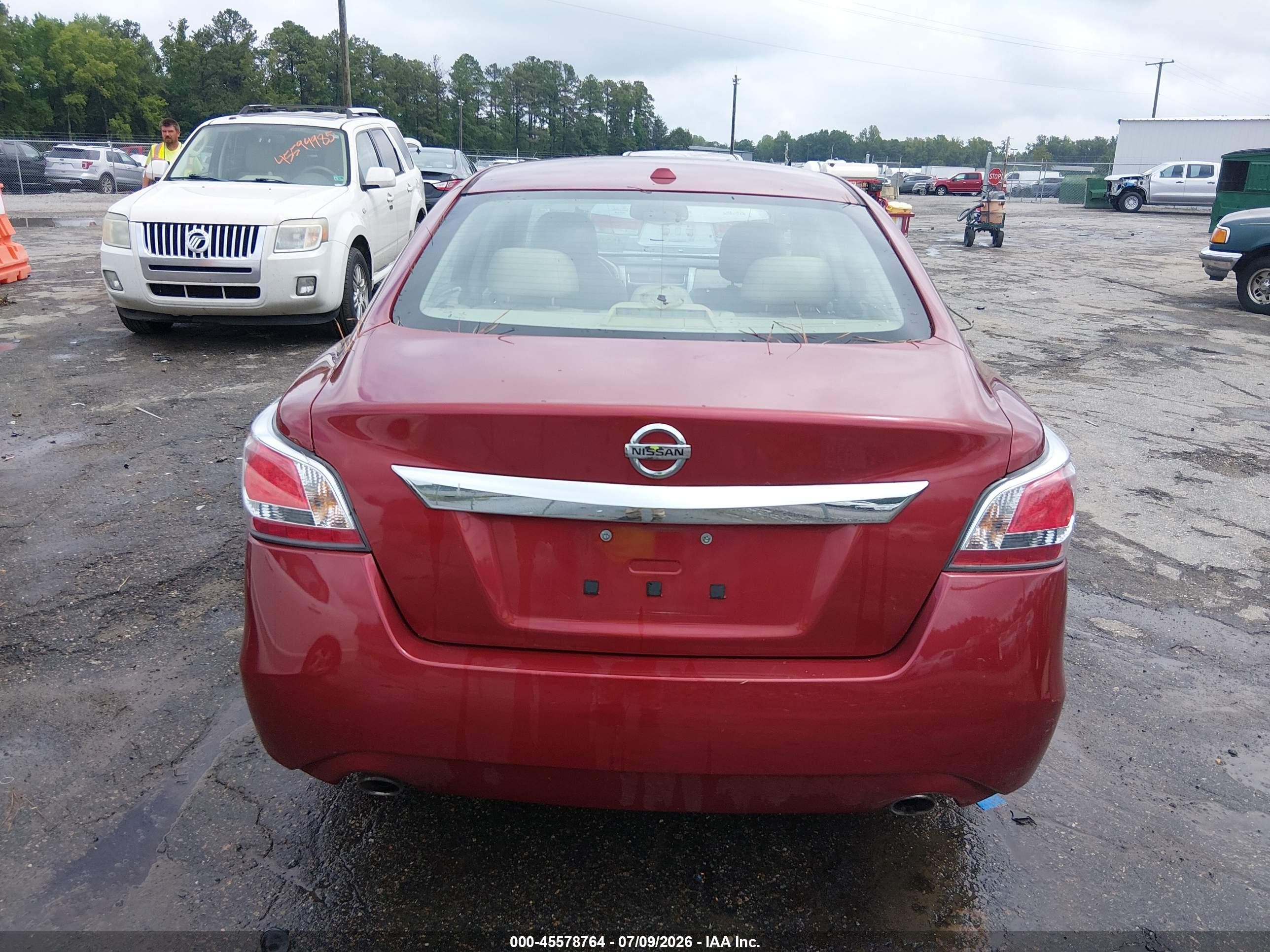 2014 Nissan Altima 2.5 Sl Red vin: 1N4AL3AP2EN332689
