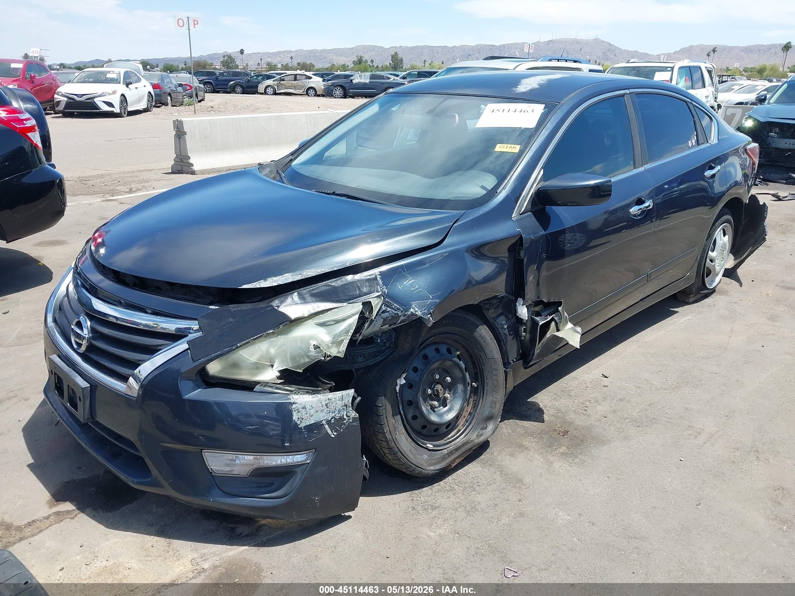 2014 Nissan Altima 2.5 S Синий vin: 1N4AL3AP2EN339173