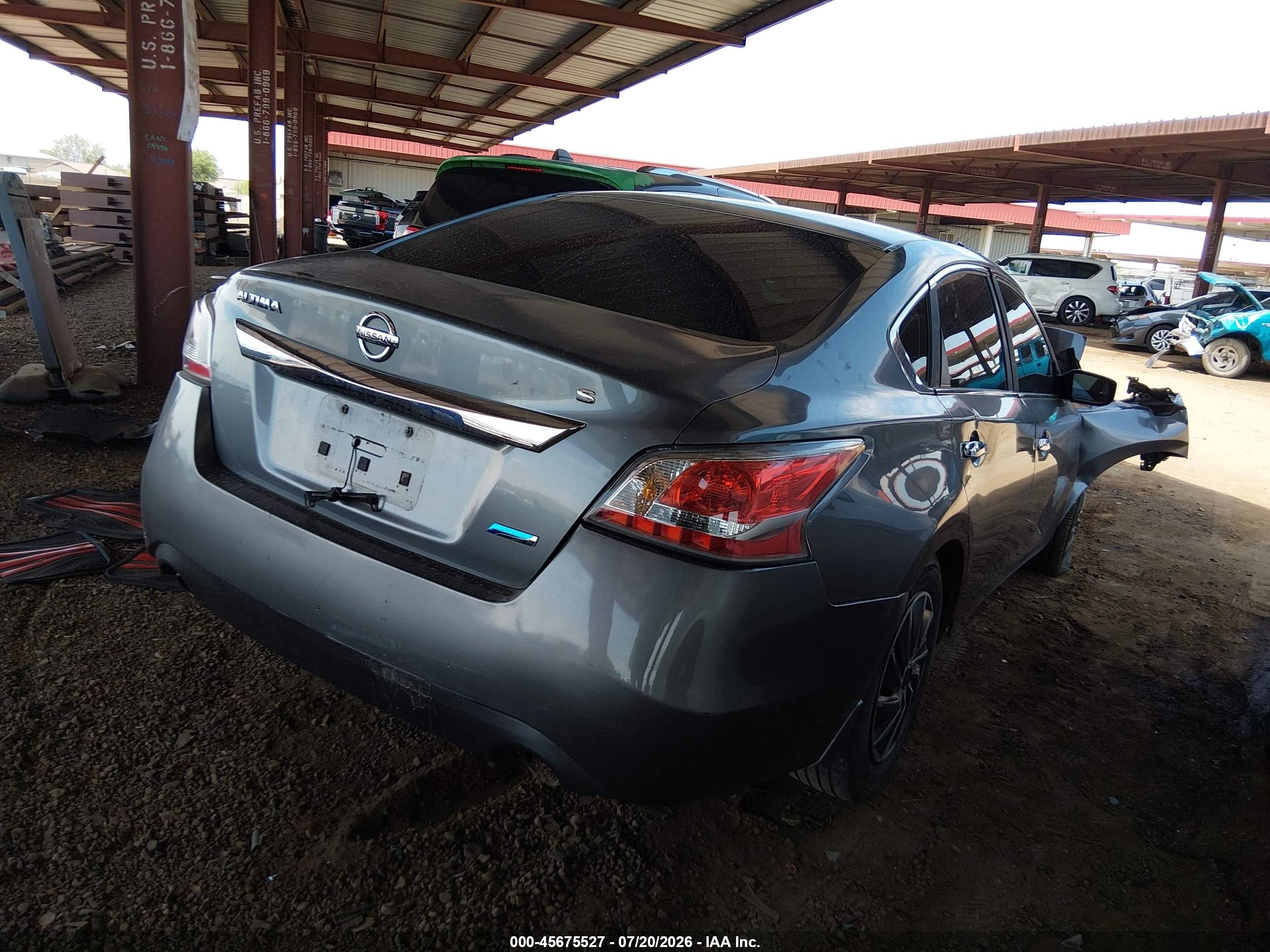 2014 Nissan Altima 2.5 S Gray vin: 1N4AL3AP2EN356703